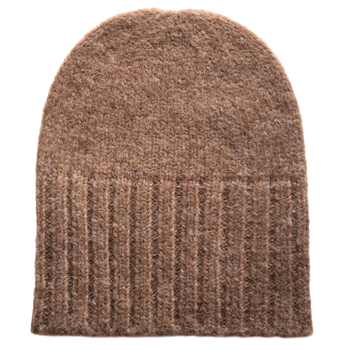 Alpaca Hand Knit Flat Hat in Various Colors