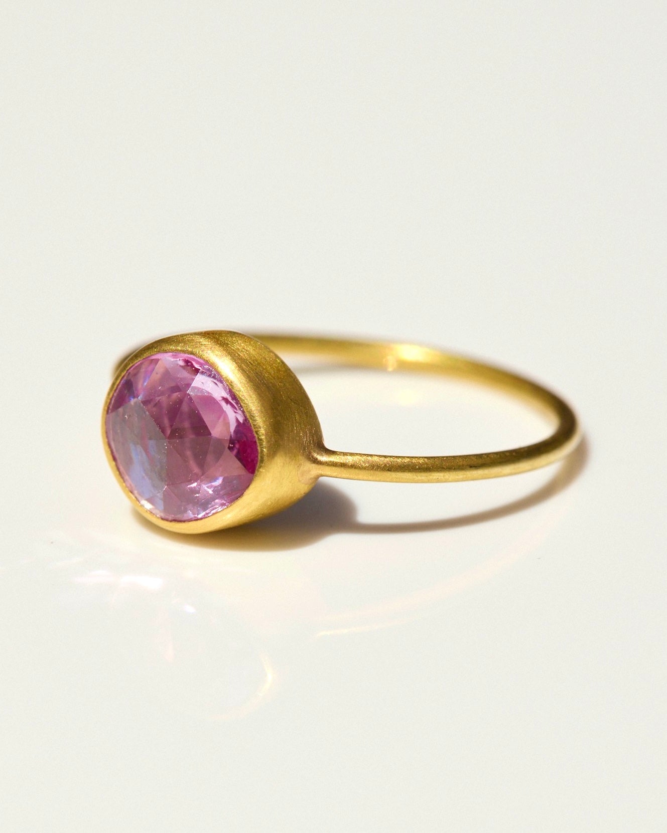 "Sapphire Neat Too" Gold and Sapphire Ring