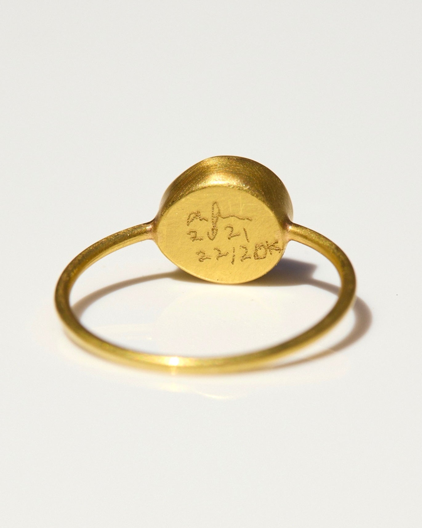 "Sapphire Neat Too" Gold and Sapphire Ring