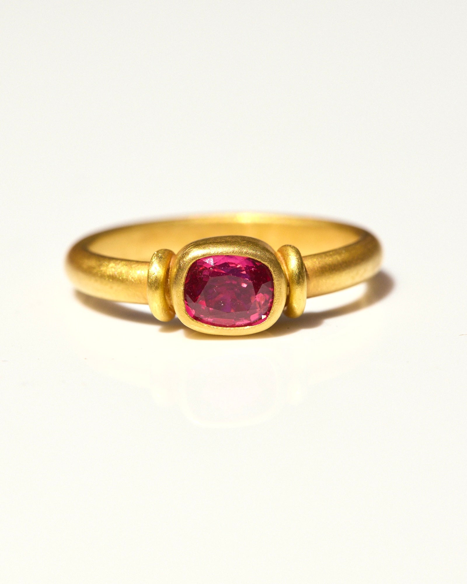 "What Ramses Lost VIII" Gold and Pink Tourmaline Ring