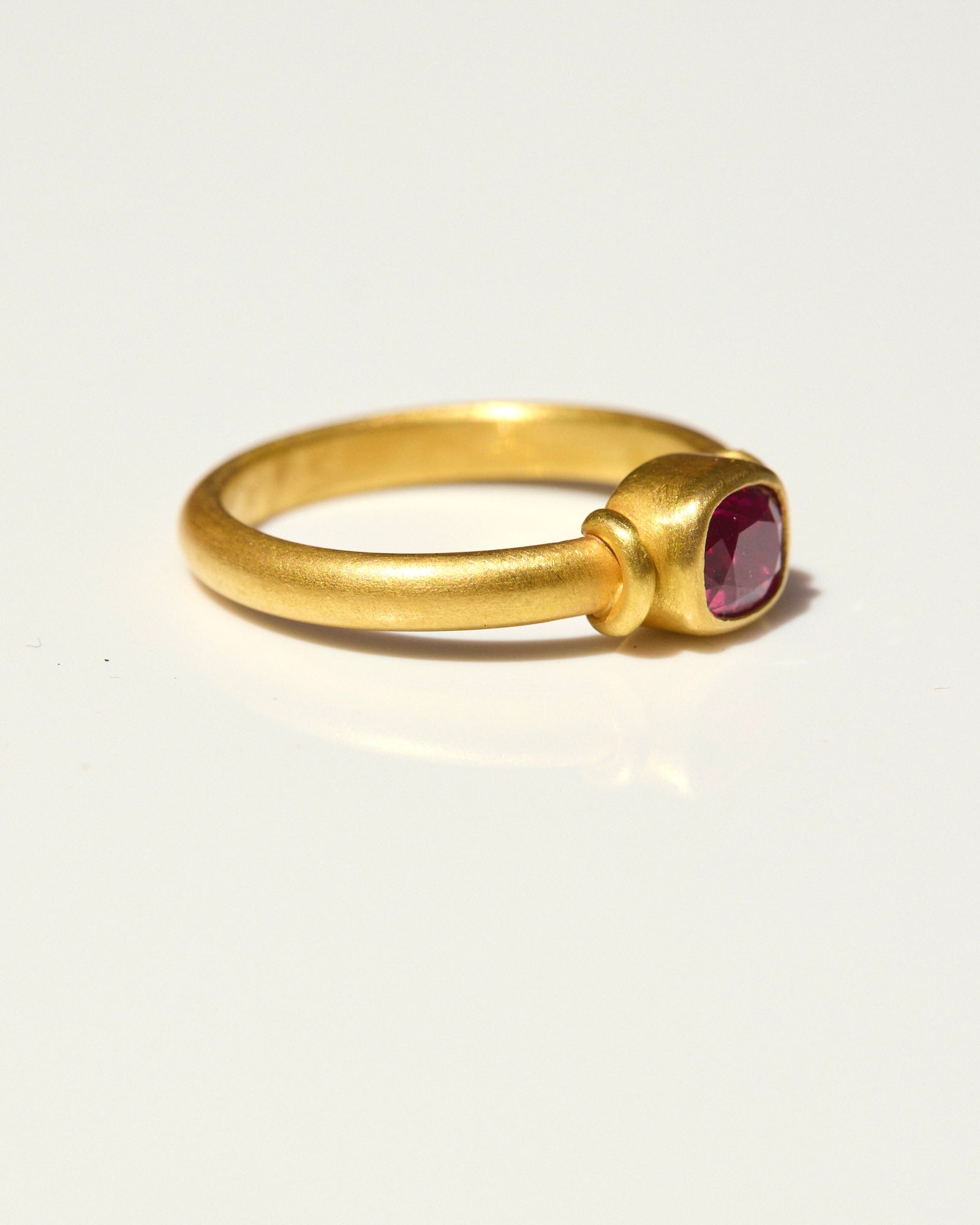 "What Ramses Lost VIII" Gold and Pink Tourmaline Ring