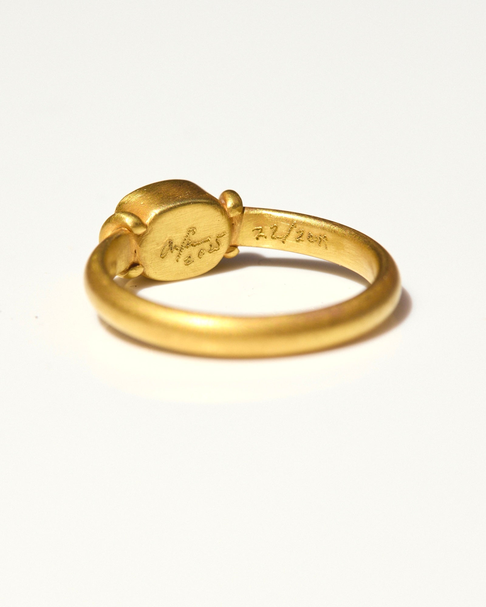 "What Ramses Lost VIII" Gold and Pink Tourmaline Ring