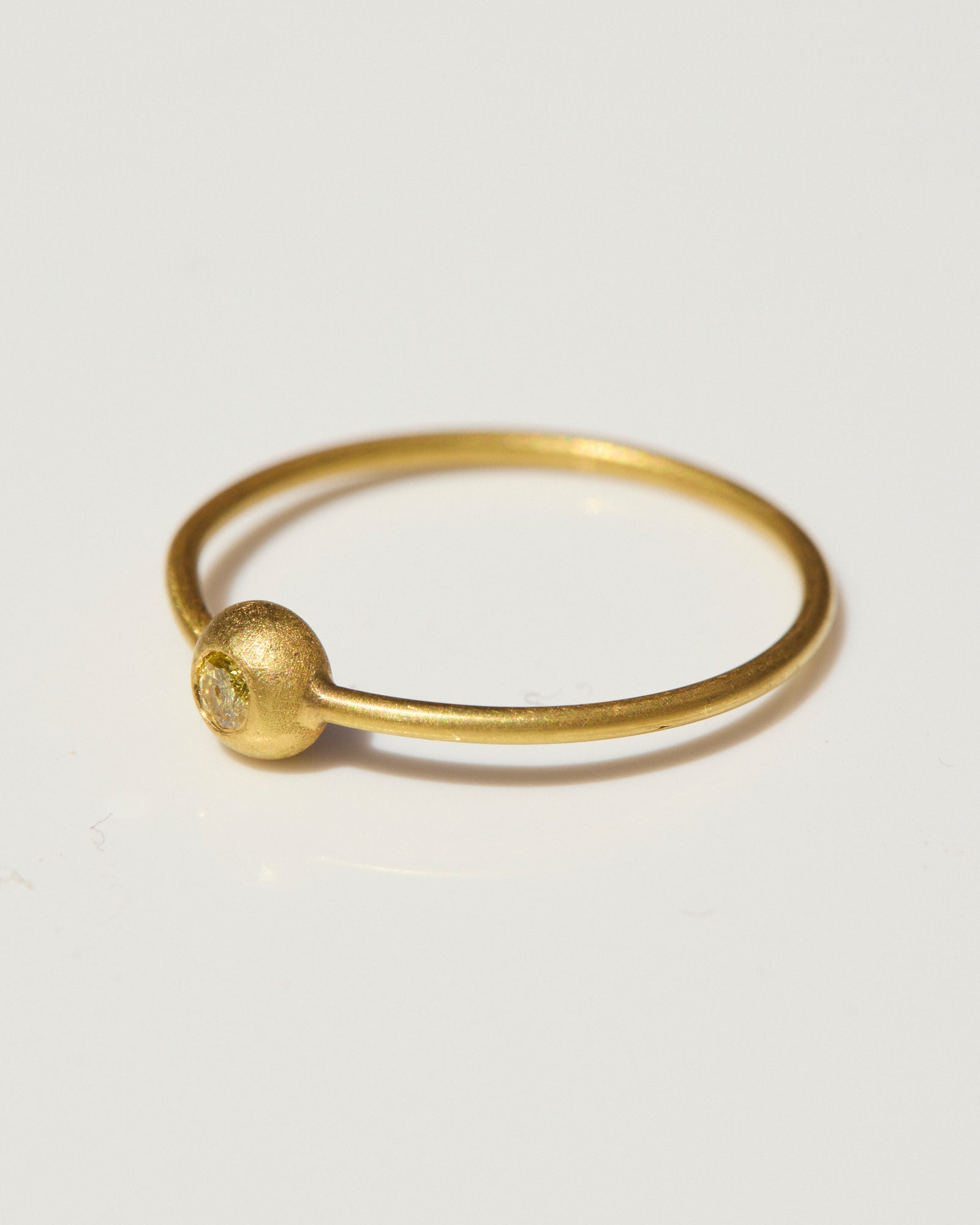 "Lana V" Gold and Fancy Yellow Diamond Ring