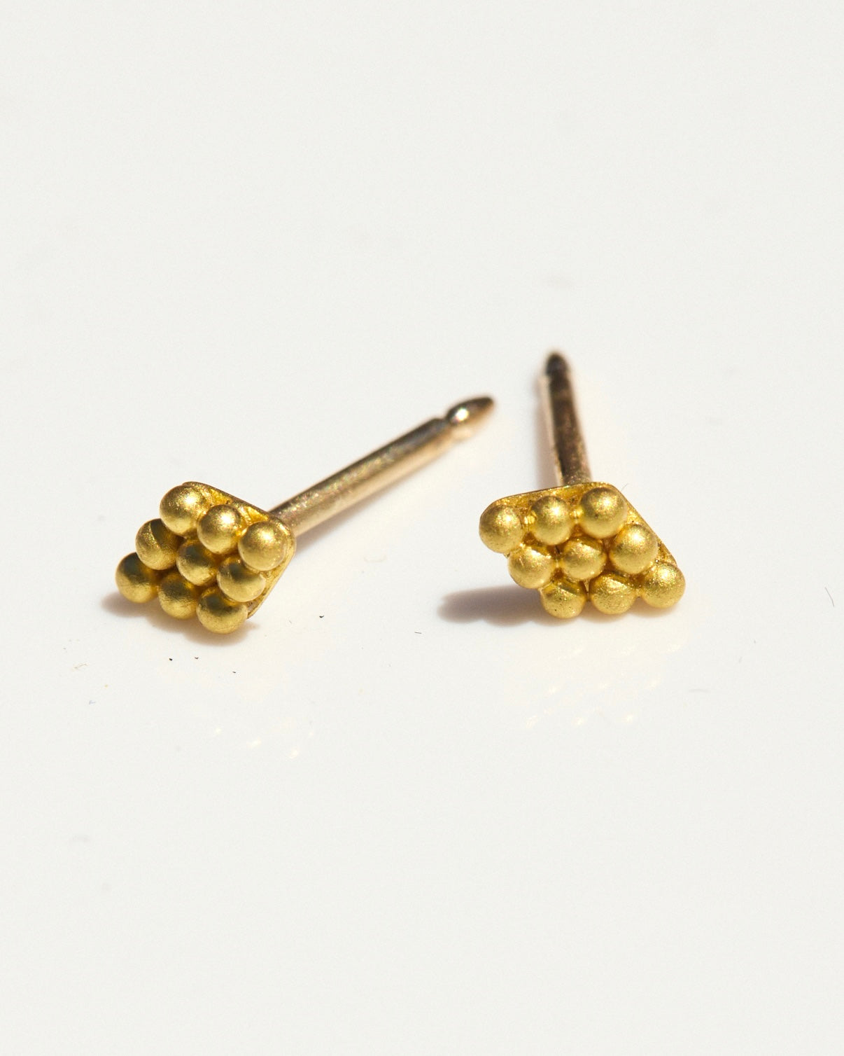 "Tilt" Gold Studs