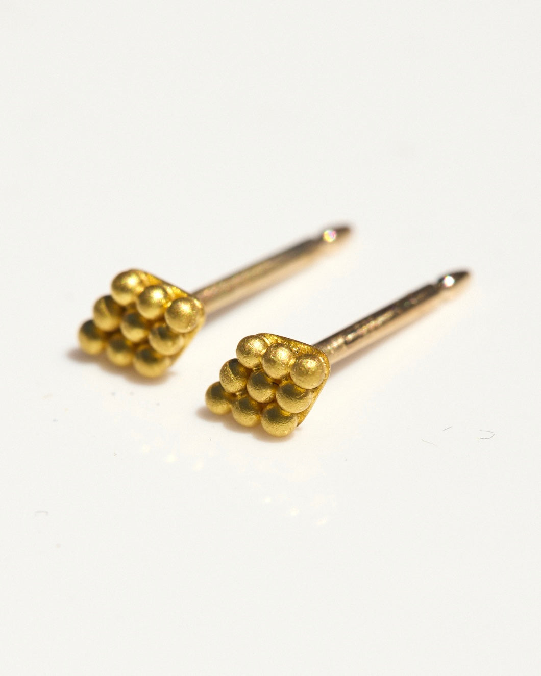 "Tilt" Gold Studs