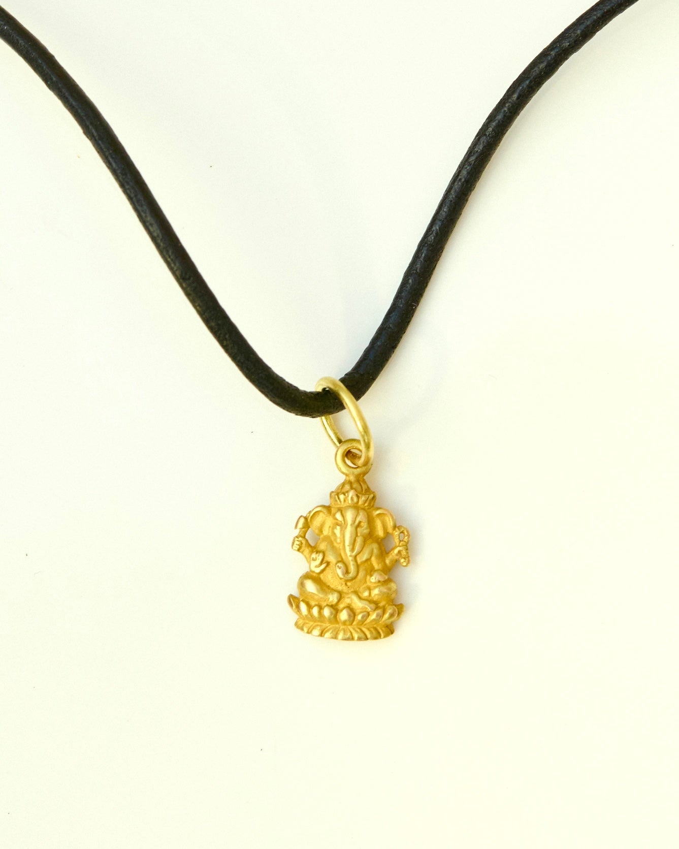 "Ganesh" Gold Pendant