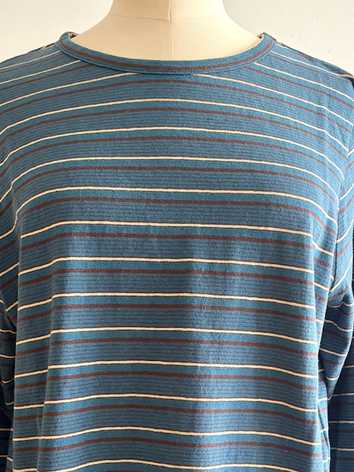 Multi Striped Long Sleeve in Blue