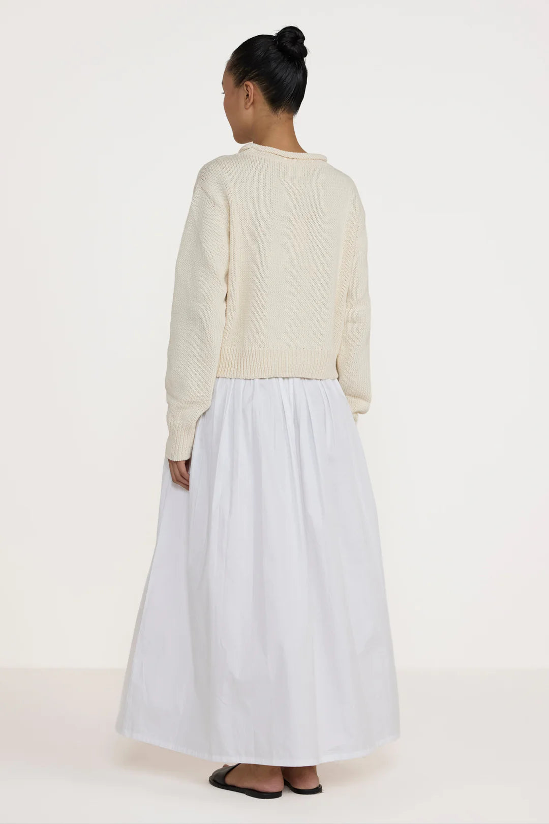 Mare Roll Neck Sweater in Ivory