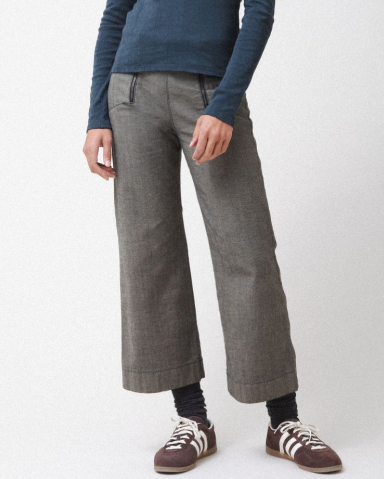 Zip Knack Pant in Khaki