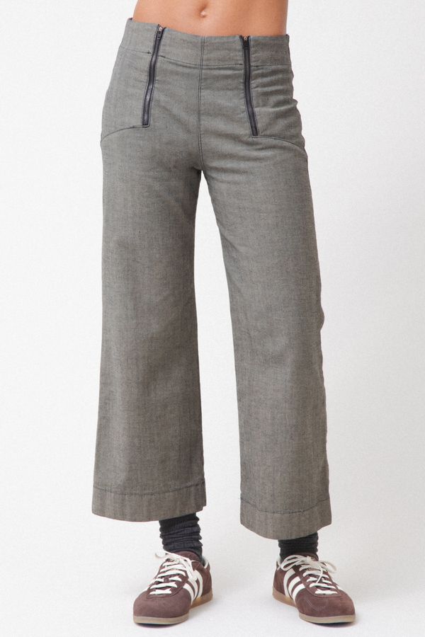 Zip Knack Pant in Khaki