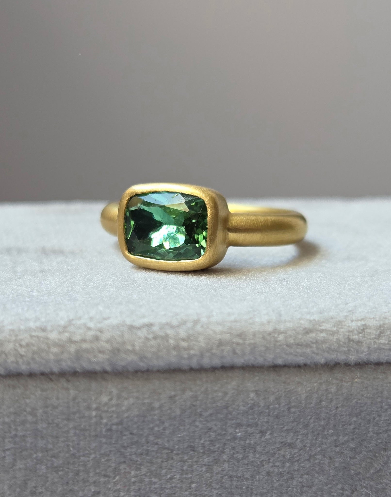 “Elysian Fields Too” Gold and Tourmaline Ring