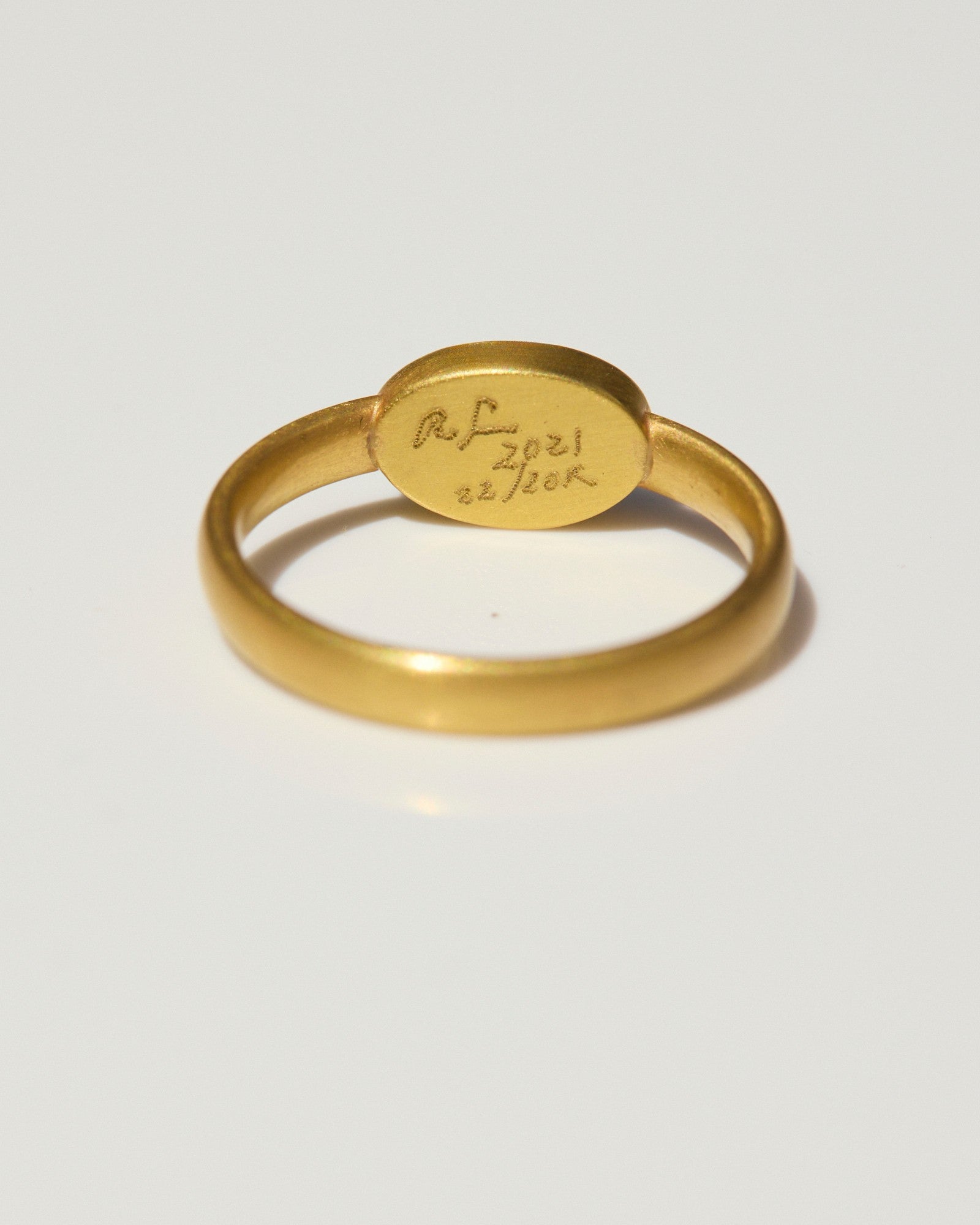 "Oval in the Sky with Diamond Too" Gold, Turquoise and Yellow Diamond Ring