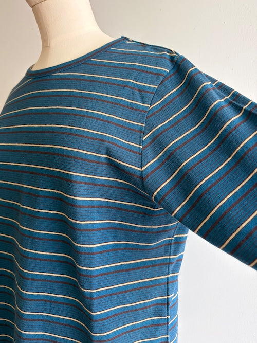 Multi Striped Long Sleeve in Blue