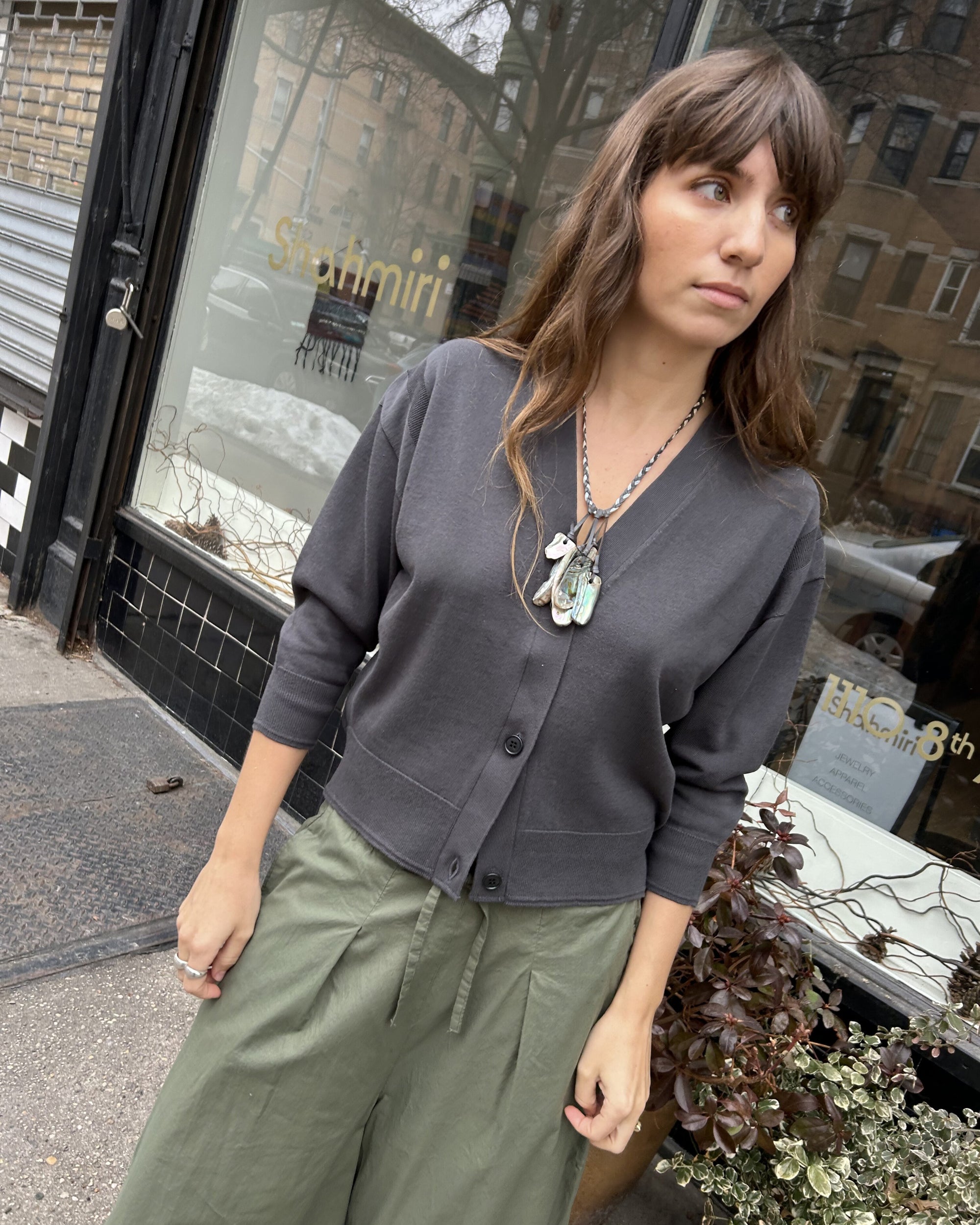 Cove Sweater in Charcoal