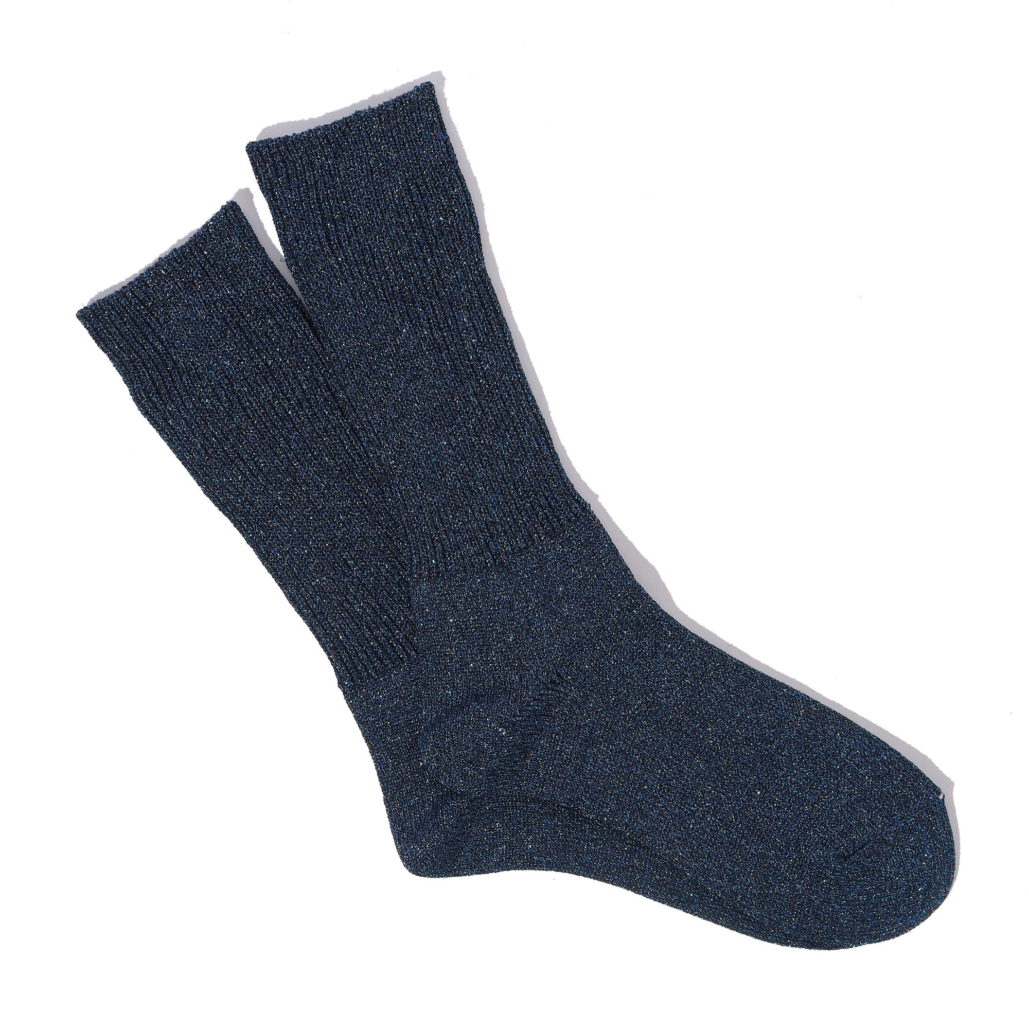 Glitter Rib Crew Socks