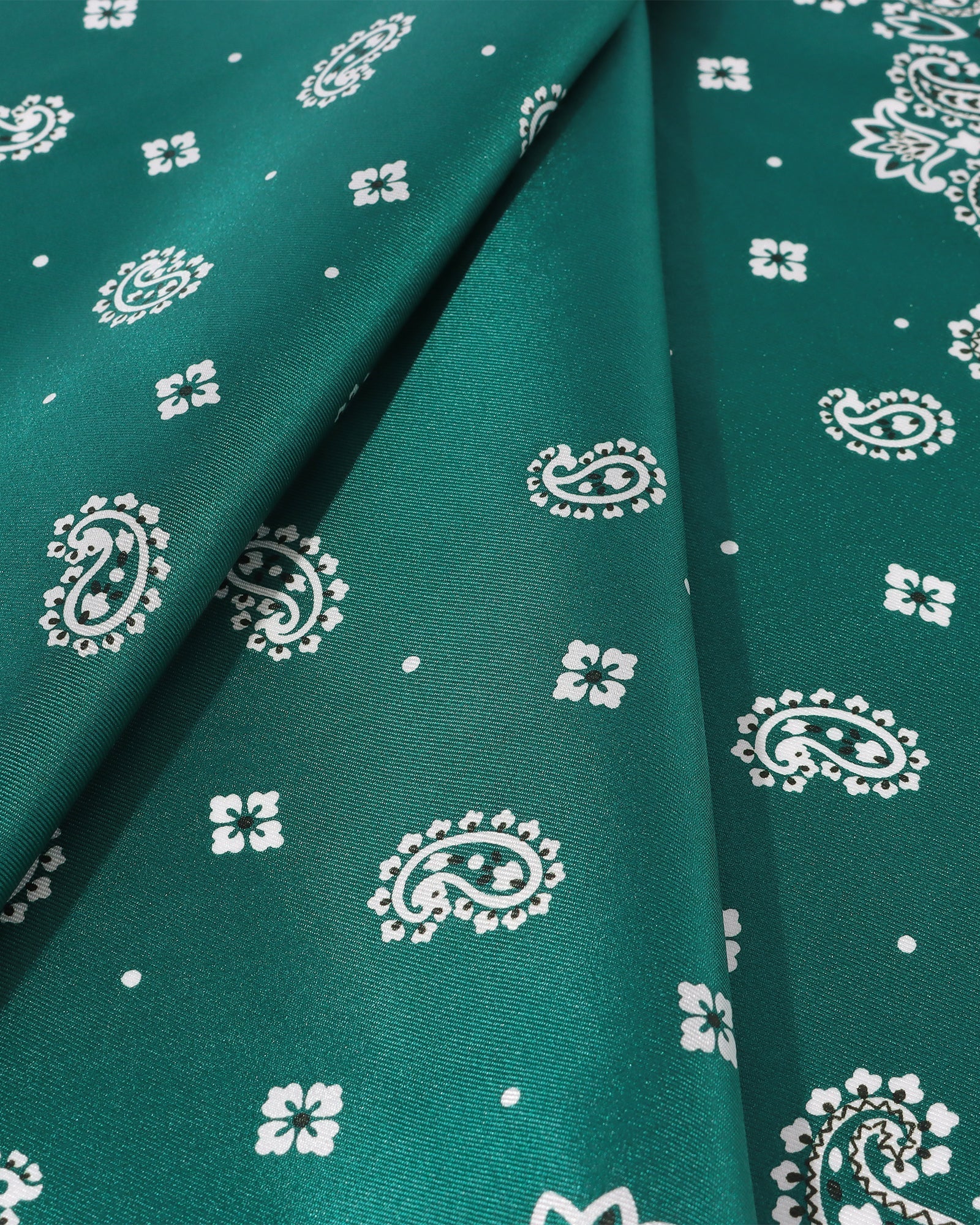 Silk Bandana in Green