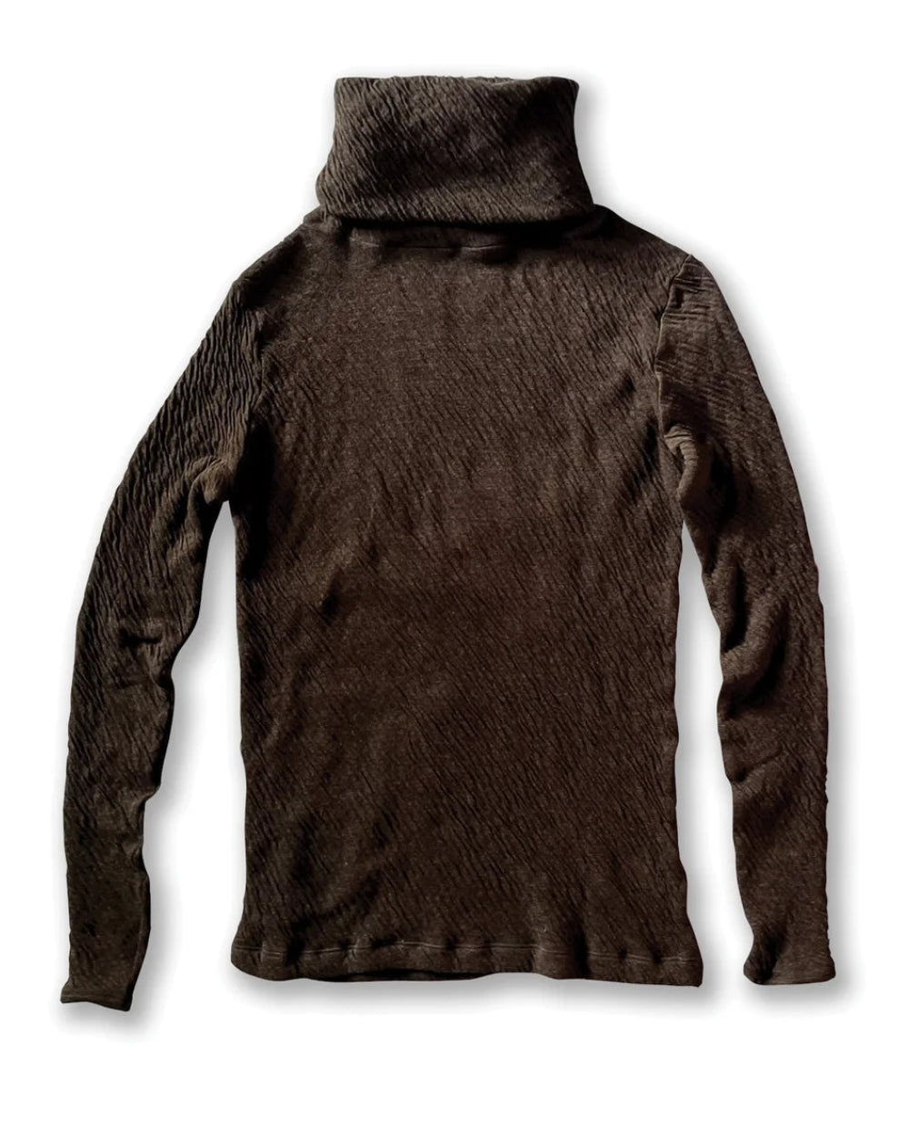 Hi-Soft Double Face Turtleneck in Black