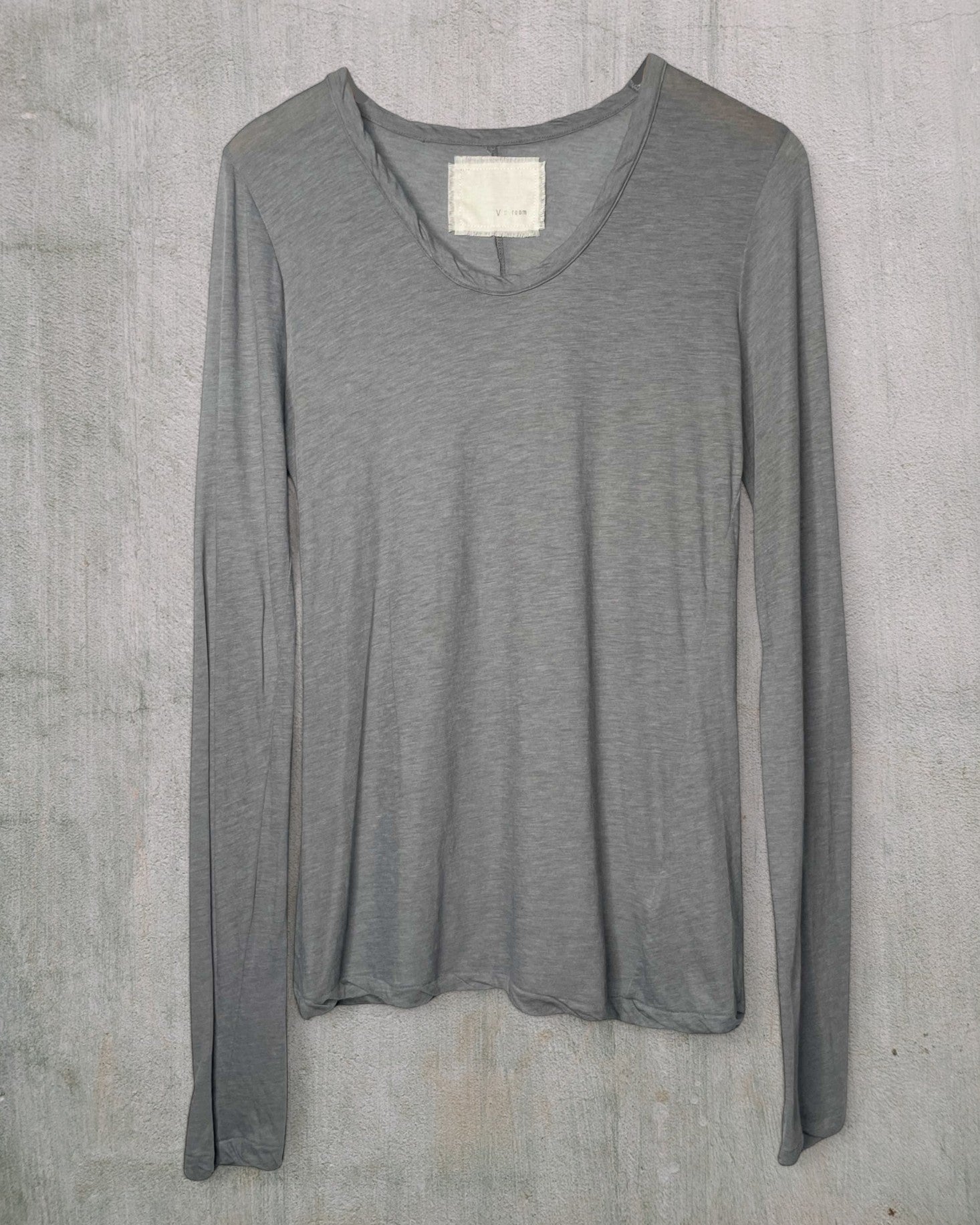 Hi-Soft Jersey Long Sleeve in Charcoal