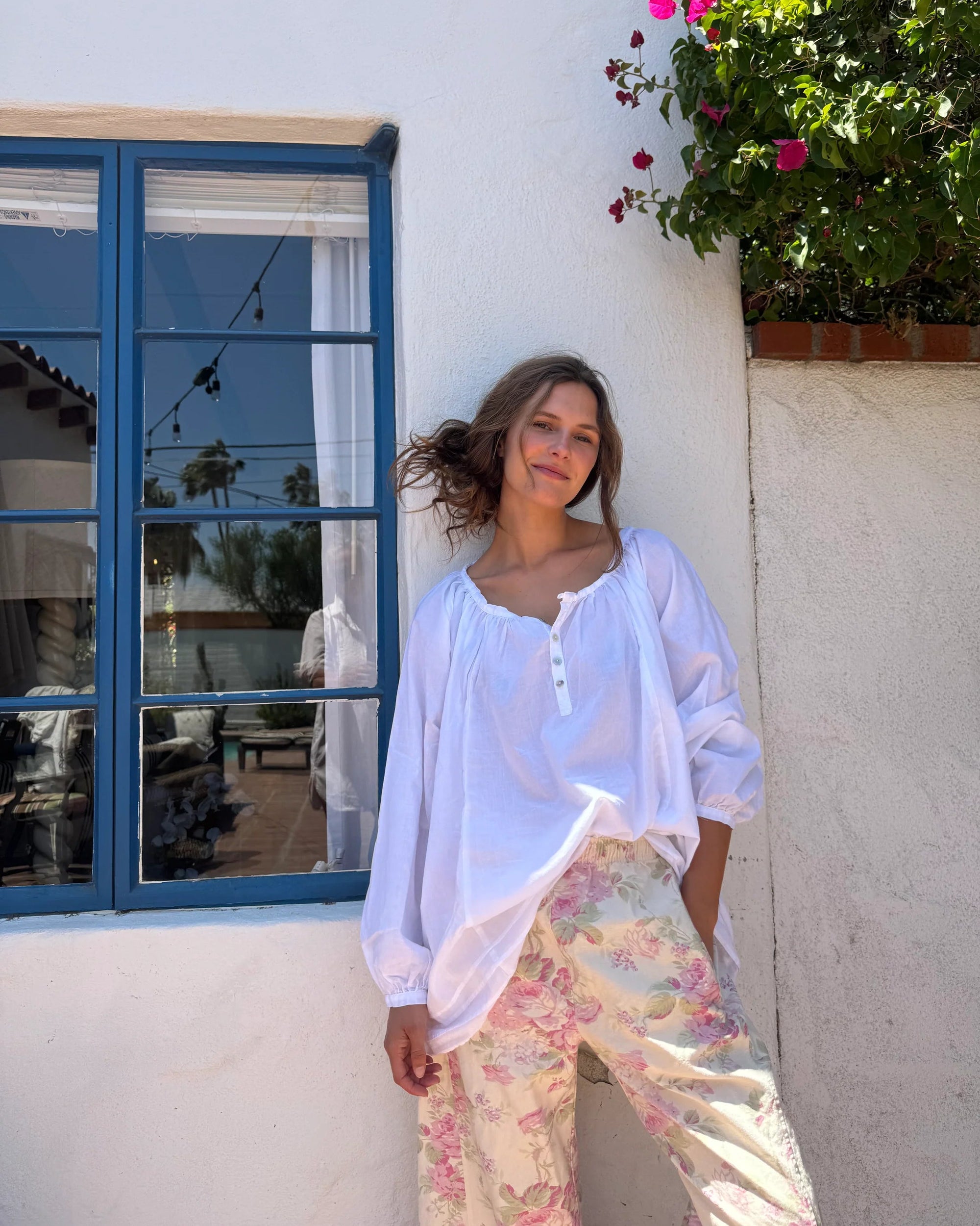 Boho Top in White