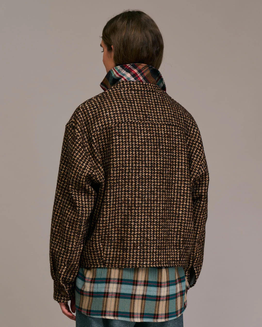 Bambino Jacket in Chocolate/Camel