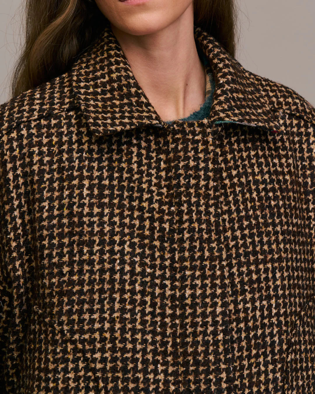 Bambino Jacket in Chocolate/Camel
