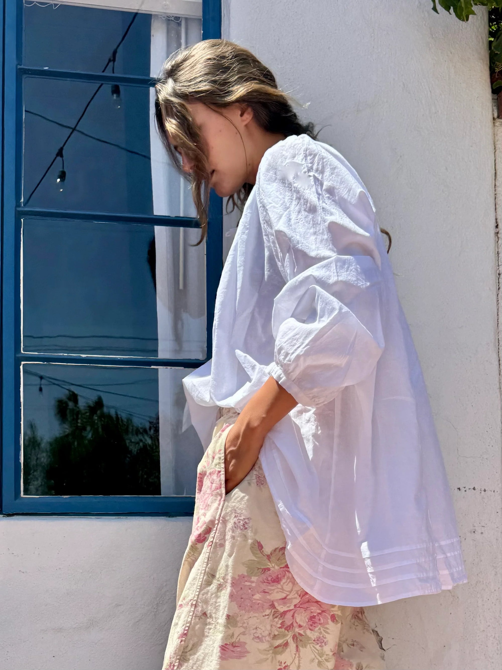 Boho Top in White