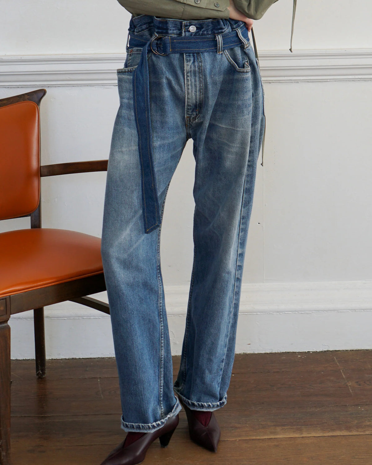 Upcycled Paper Bag Jeans
