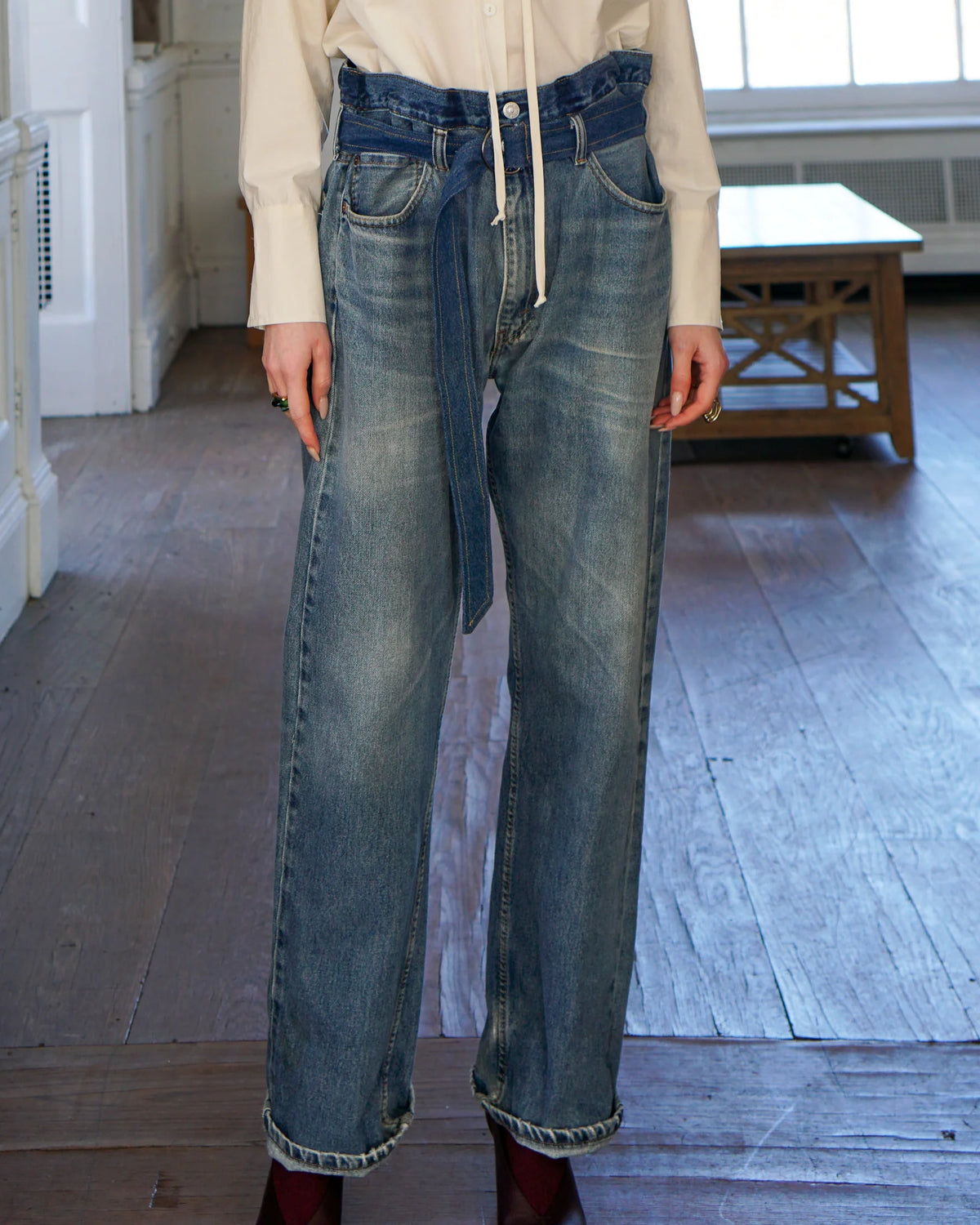 Upcycled Paper Bag Jeans