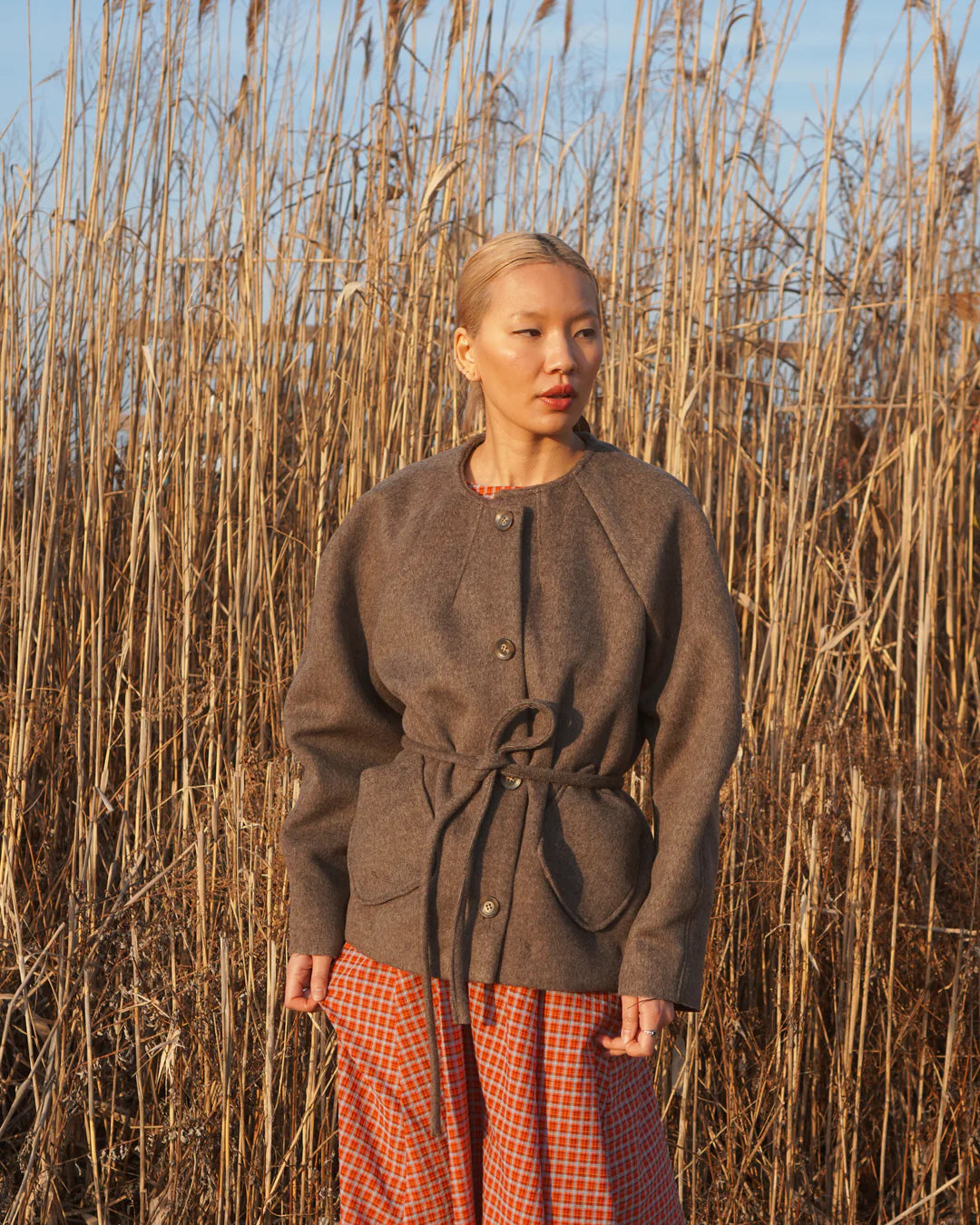 Abigail Coat in Brown