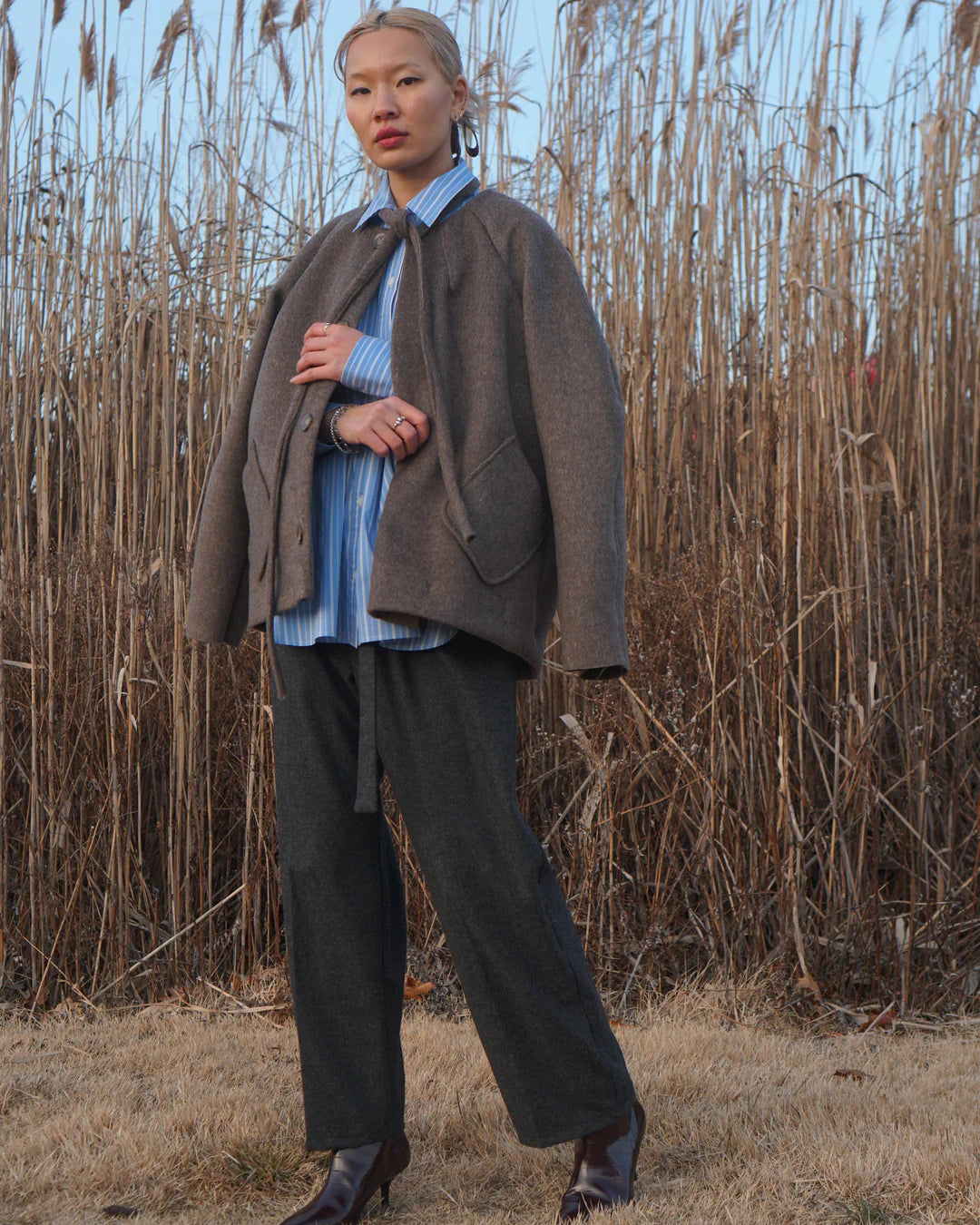 Abigail Coat in Brown