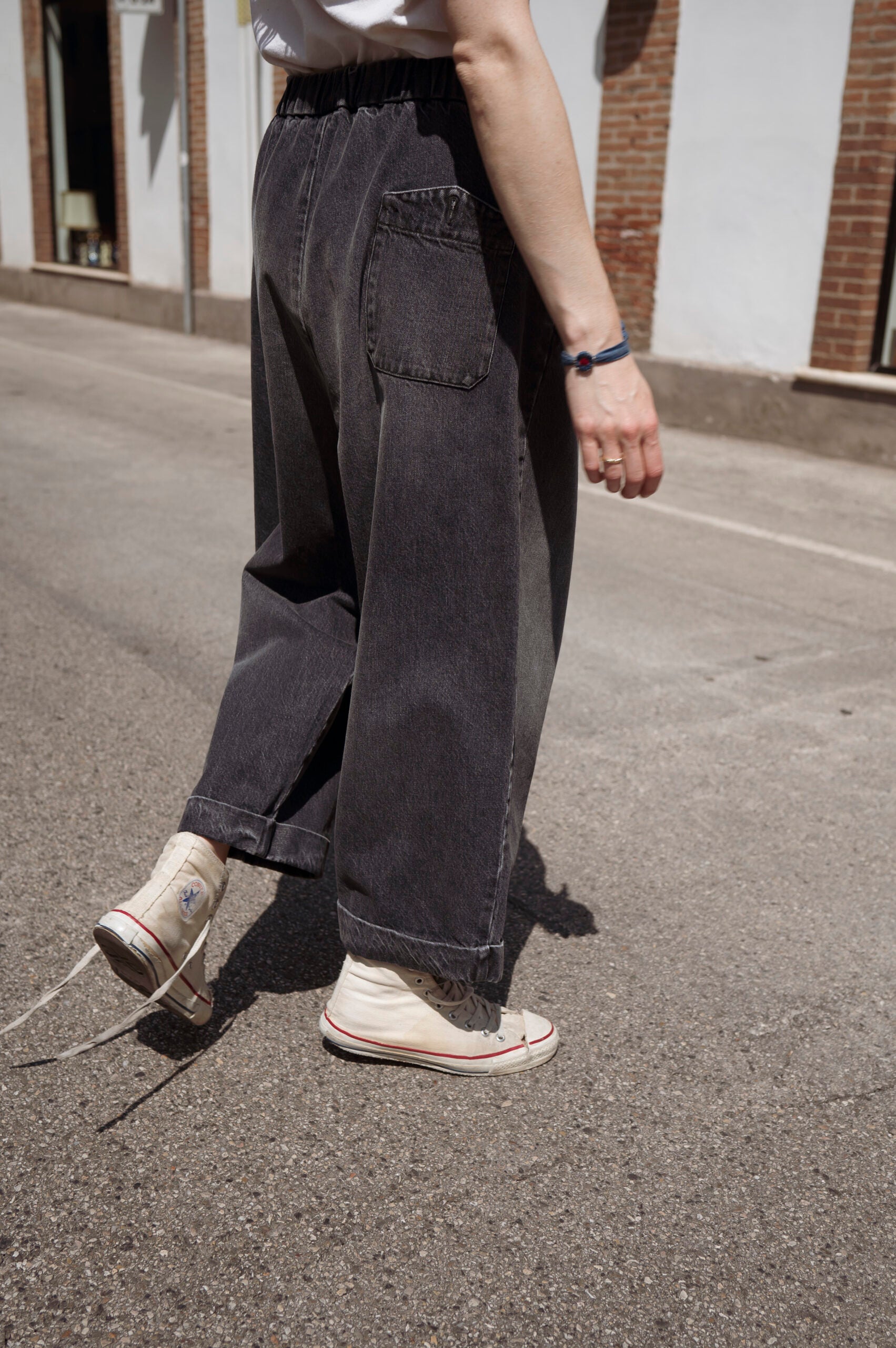 Type 105 Pump Pant in Faded Black