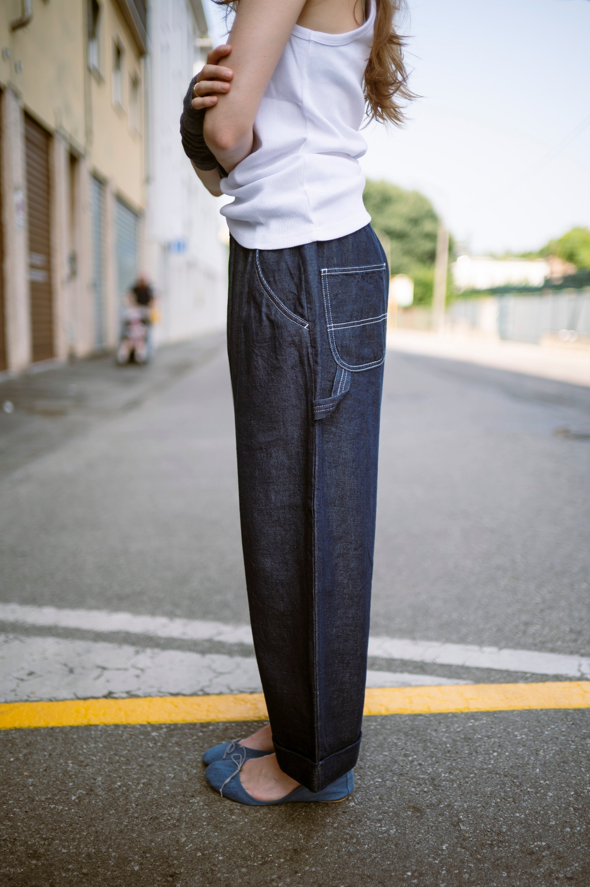 Type 169 Perp Pant in Light Denim Rinse