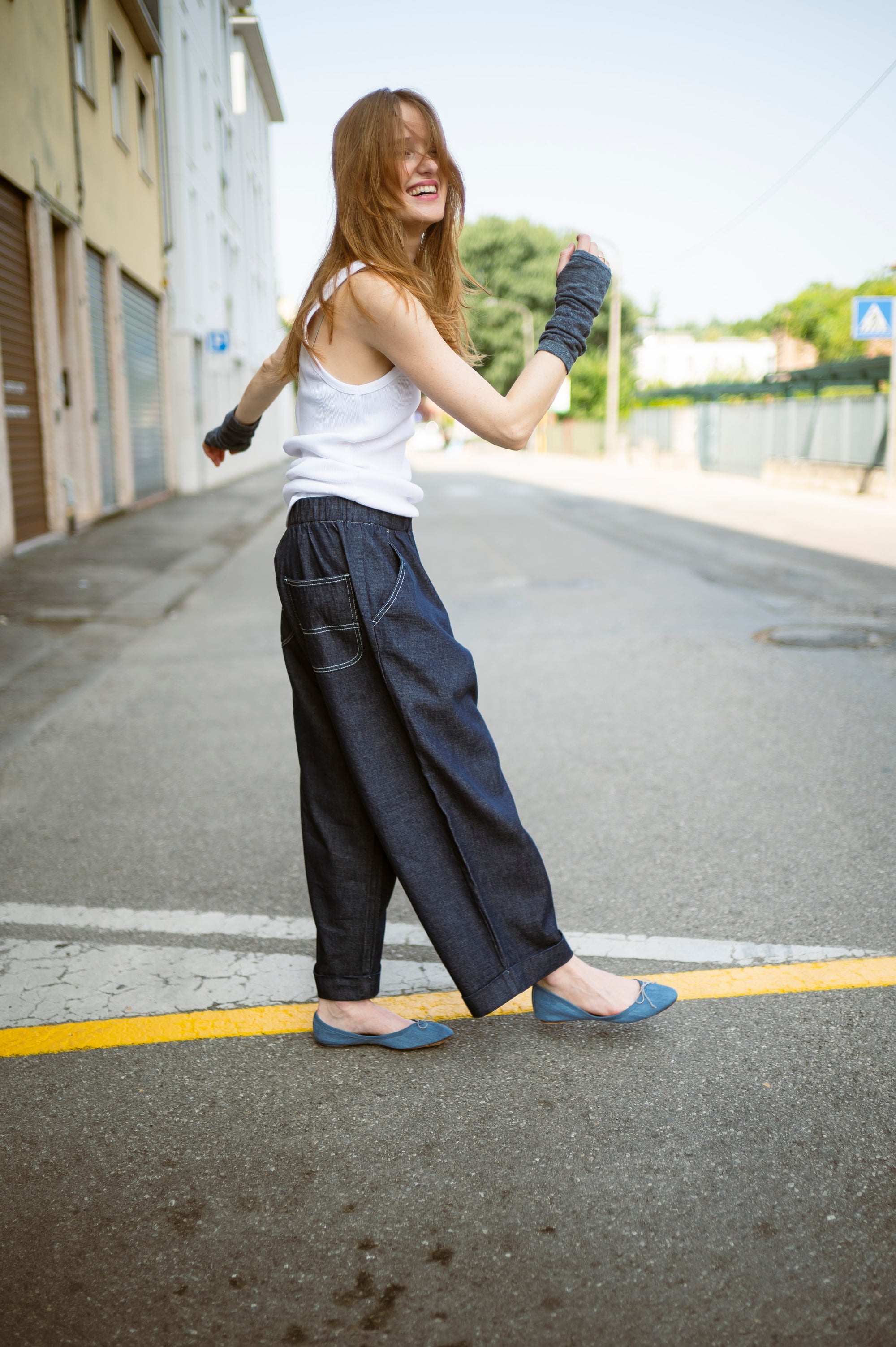 Type 169 Perp Pant in Light Denim Rinse