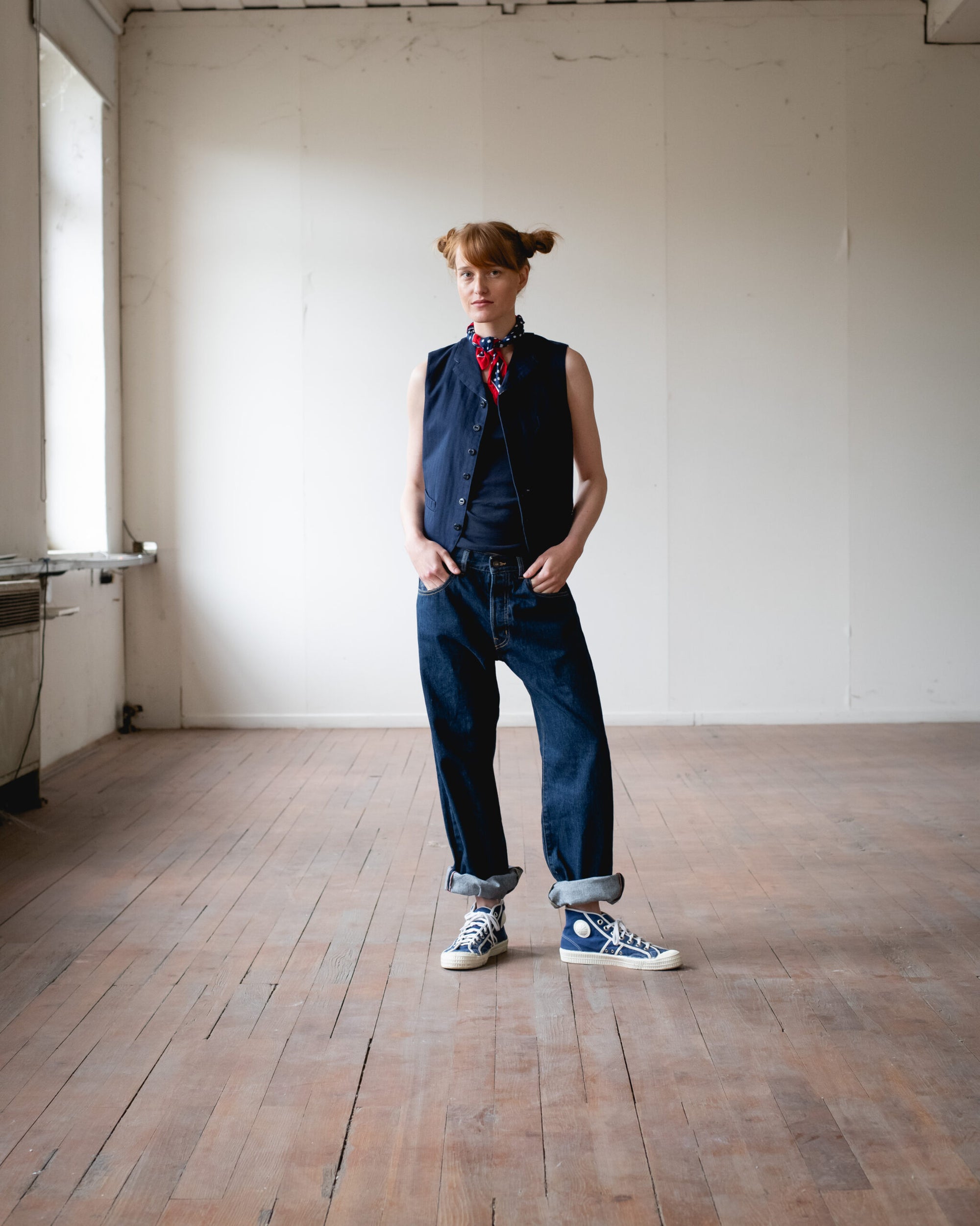 Type 18 Relaxed Selvedge Jeans in Rinse