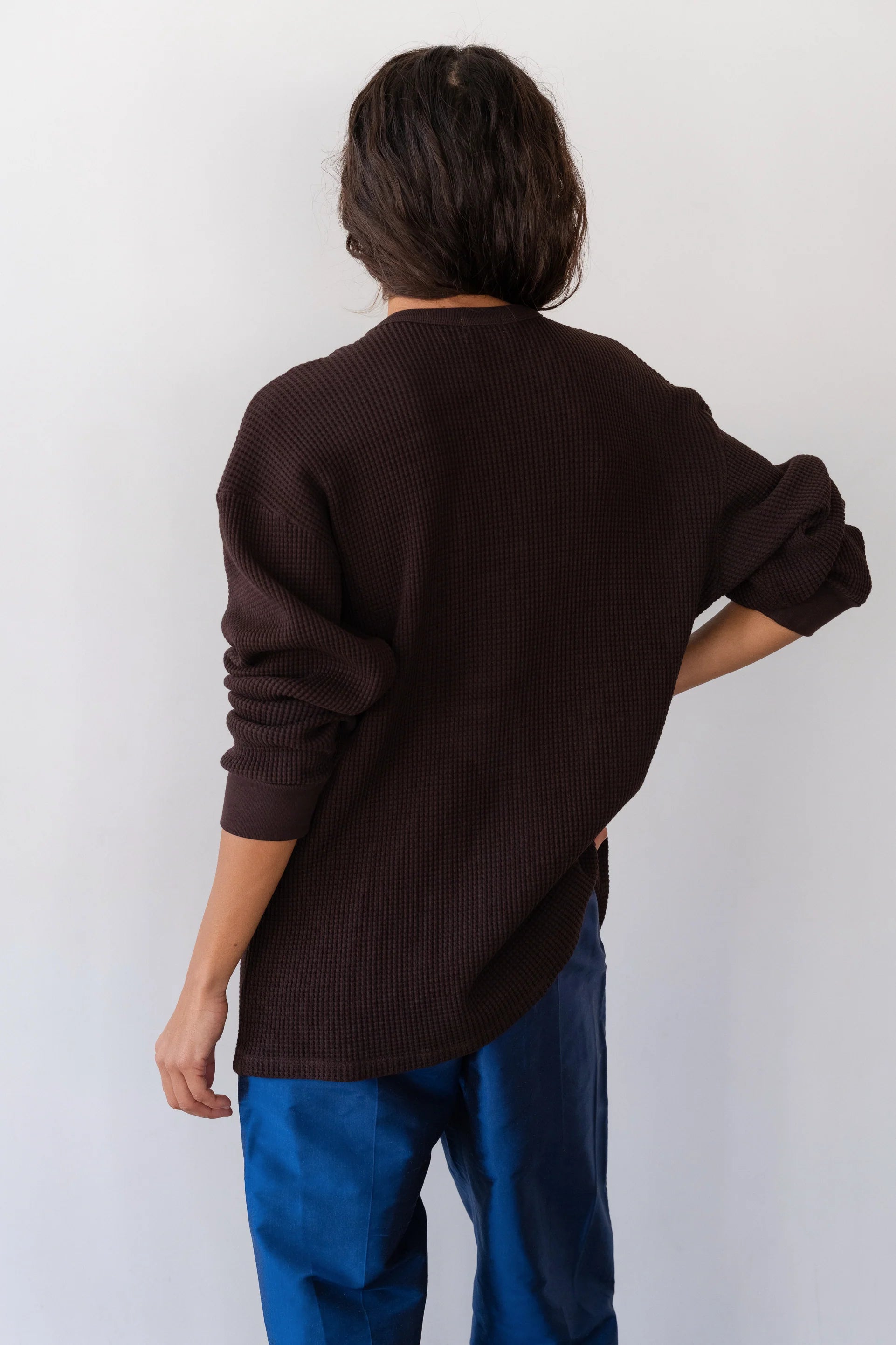 The Thermal Crewneck in Espresso