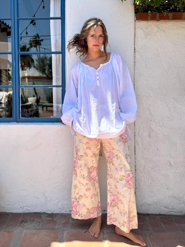 Boho Top in White