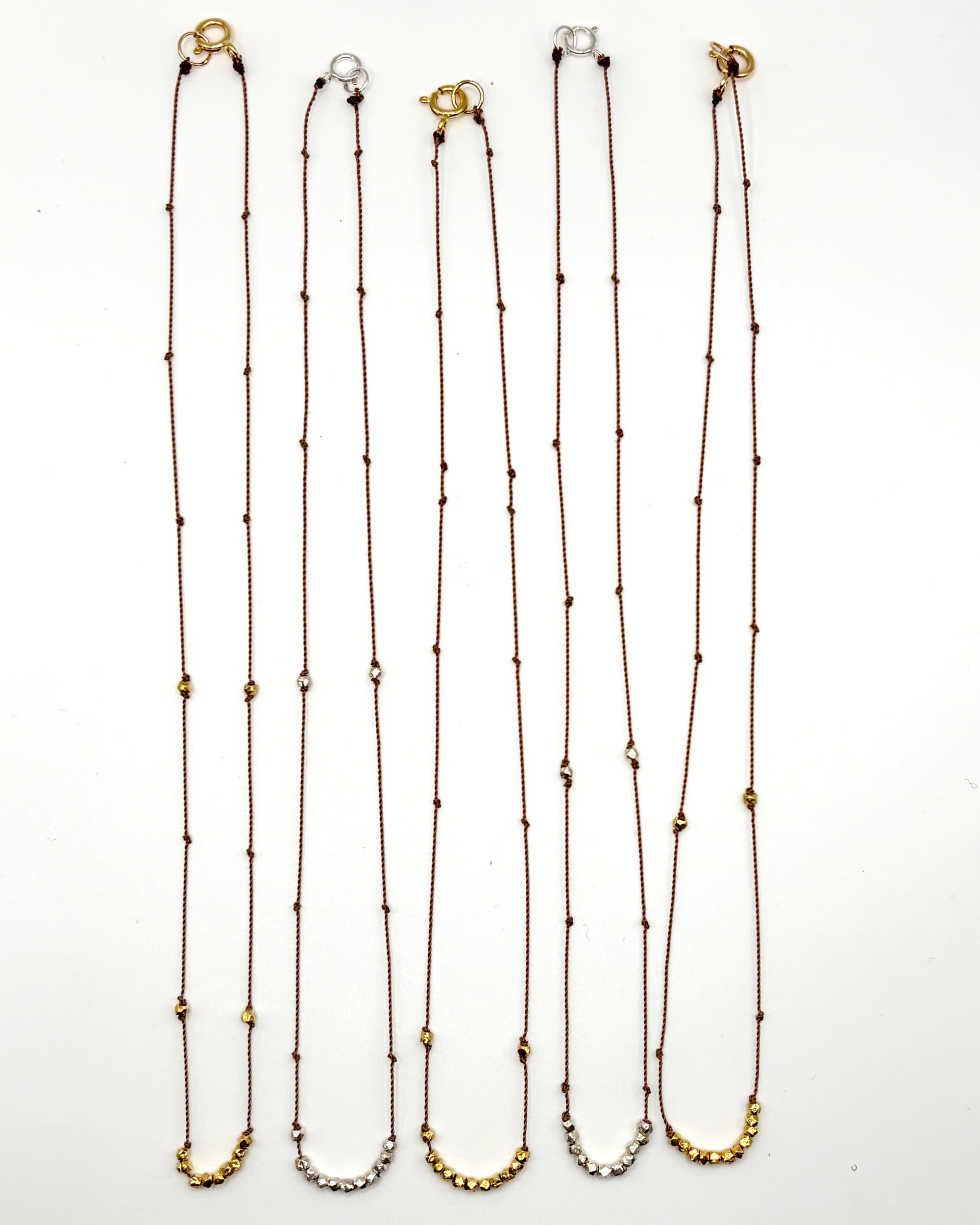 Hand-Knotted "Littles" Necklaces