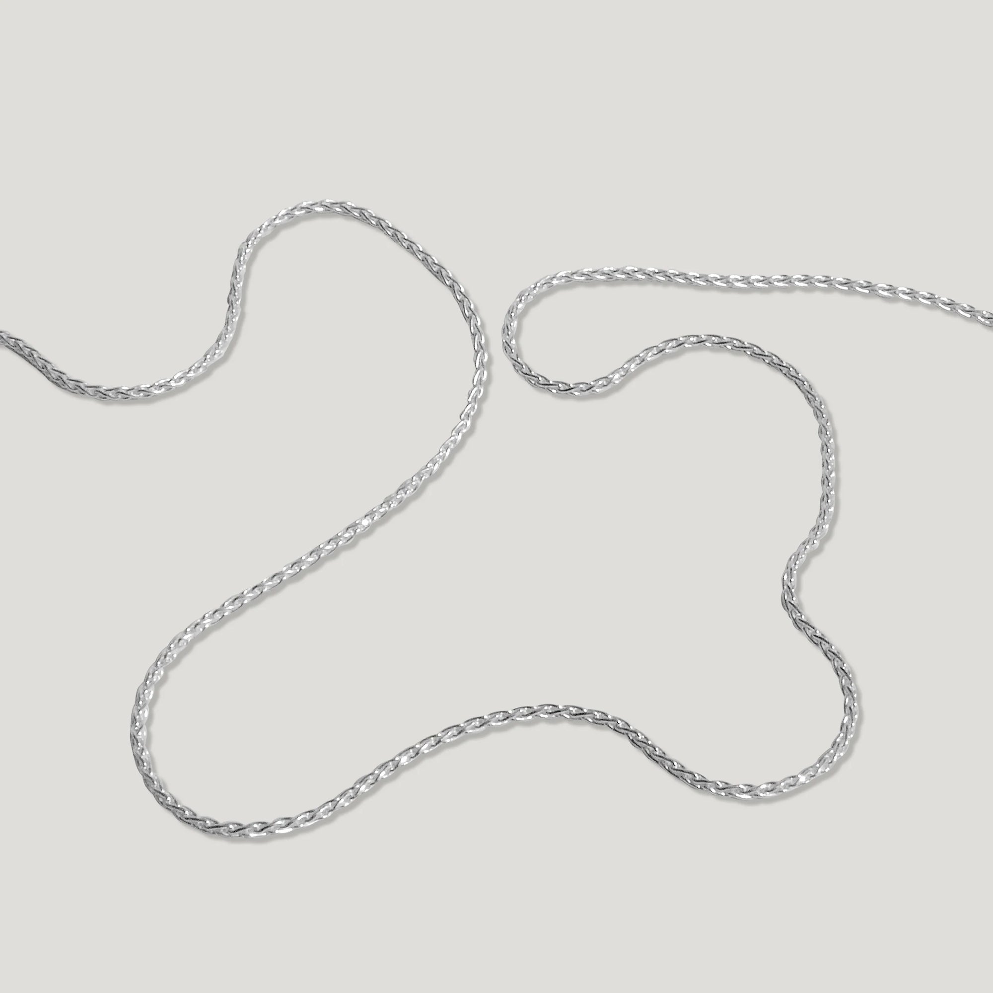 Heritage Wheat Chain 20" in Sterling Silver