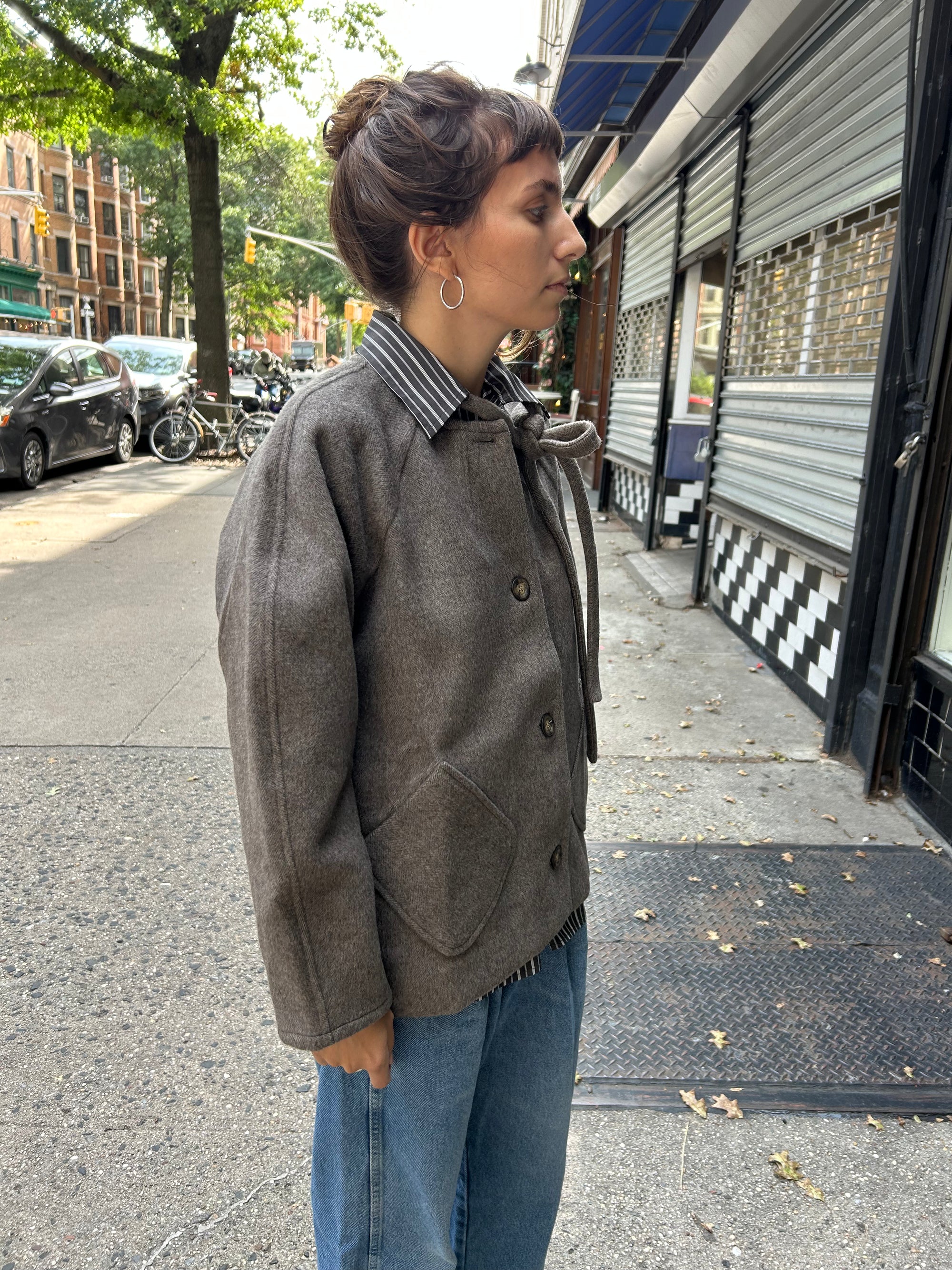 Abigail Coat in Brown