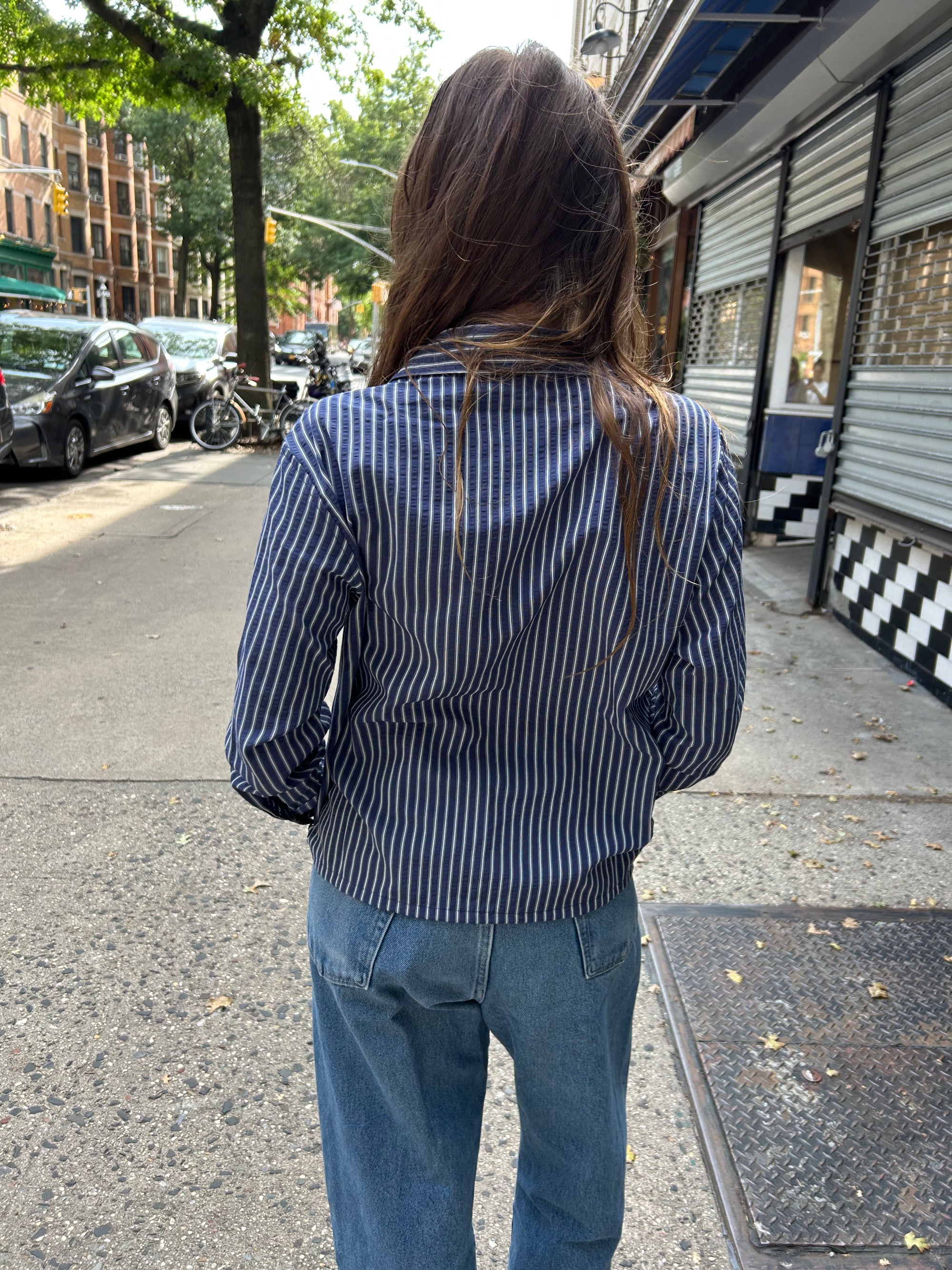 Hotel Stripe Shirt in Blue