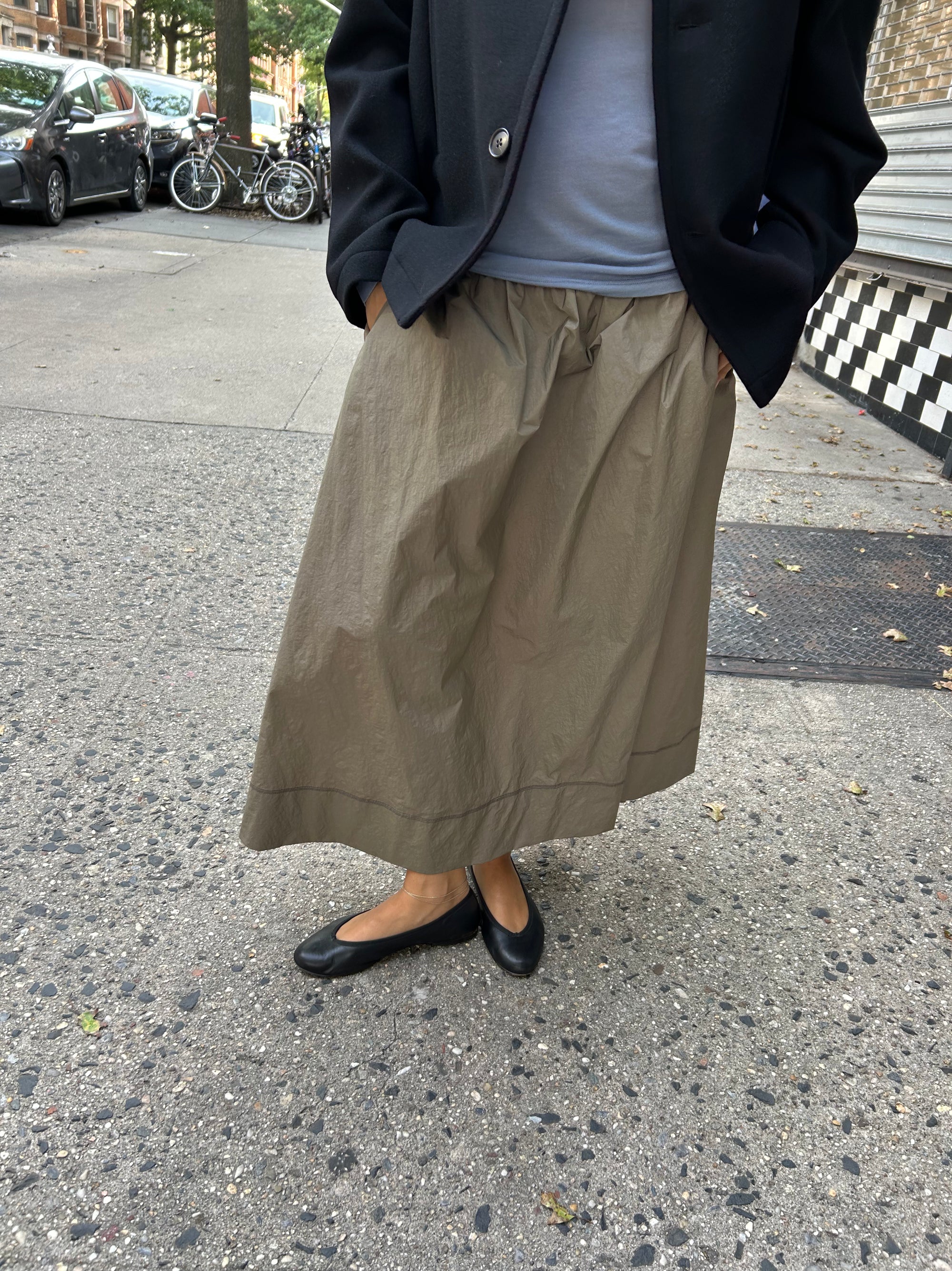 Tech Skirt in Sage