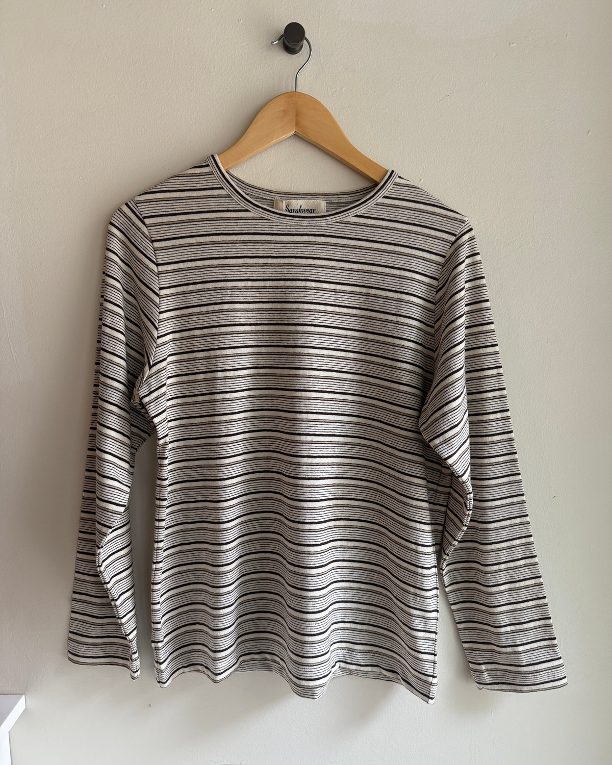 Stripe Jersey Shirt in Ivory