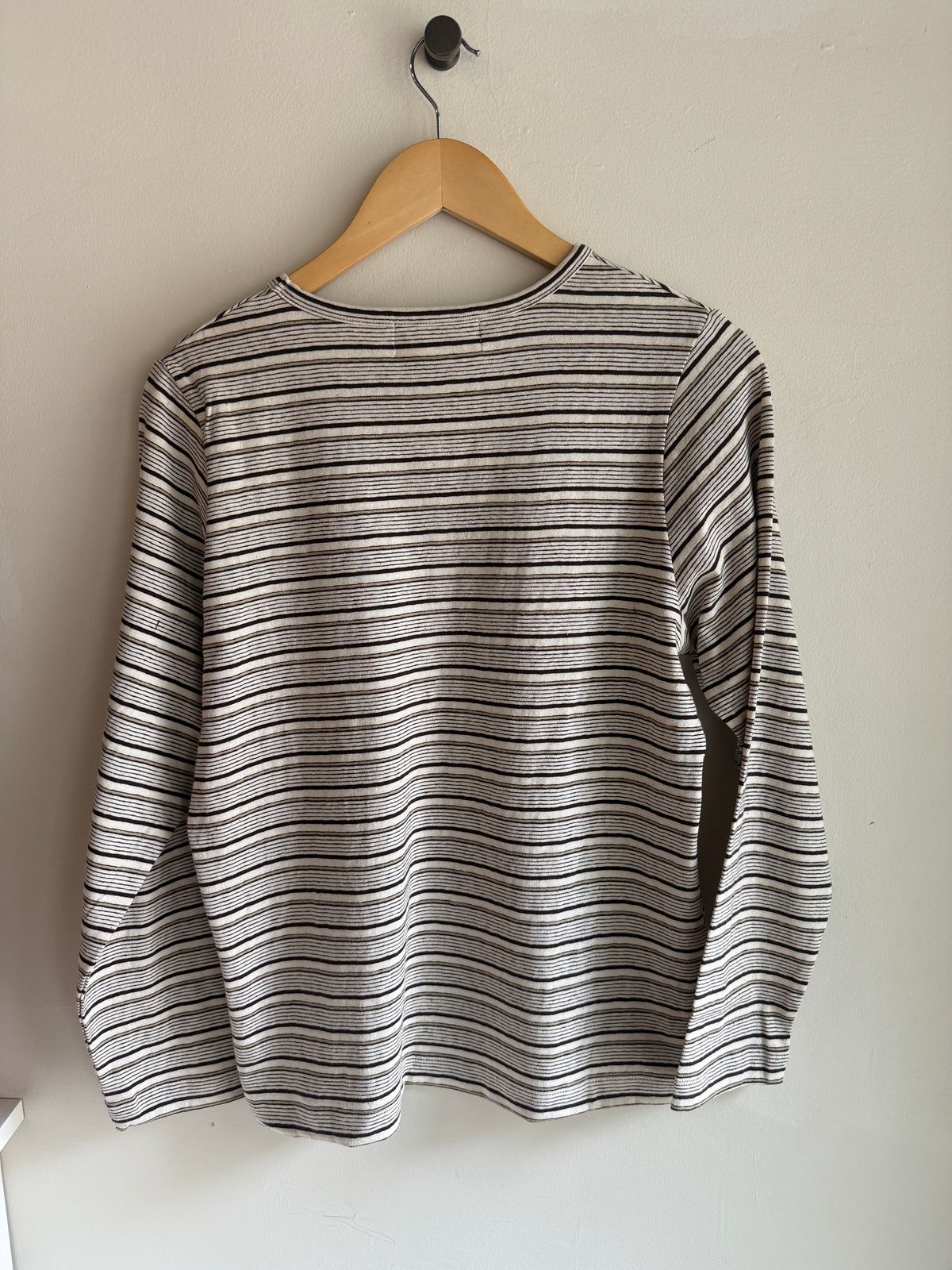 Stripe Jersey Shirt in Ivory
