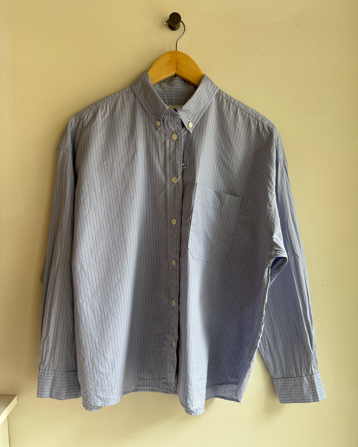 Boyfriend Shirt in Blue Stripe