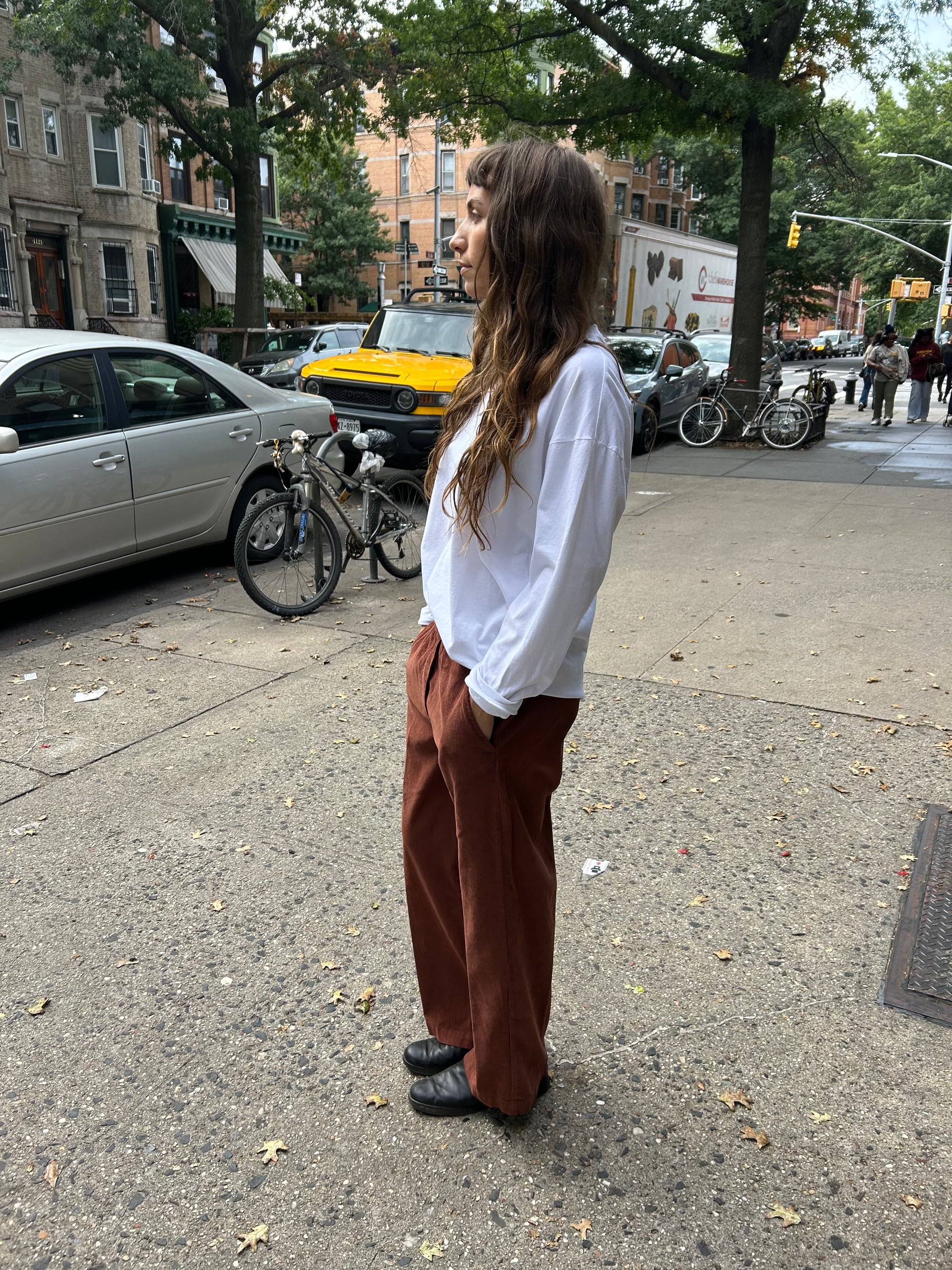 The Jersey Boyfriend Long Sleeve in Powder