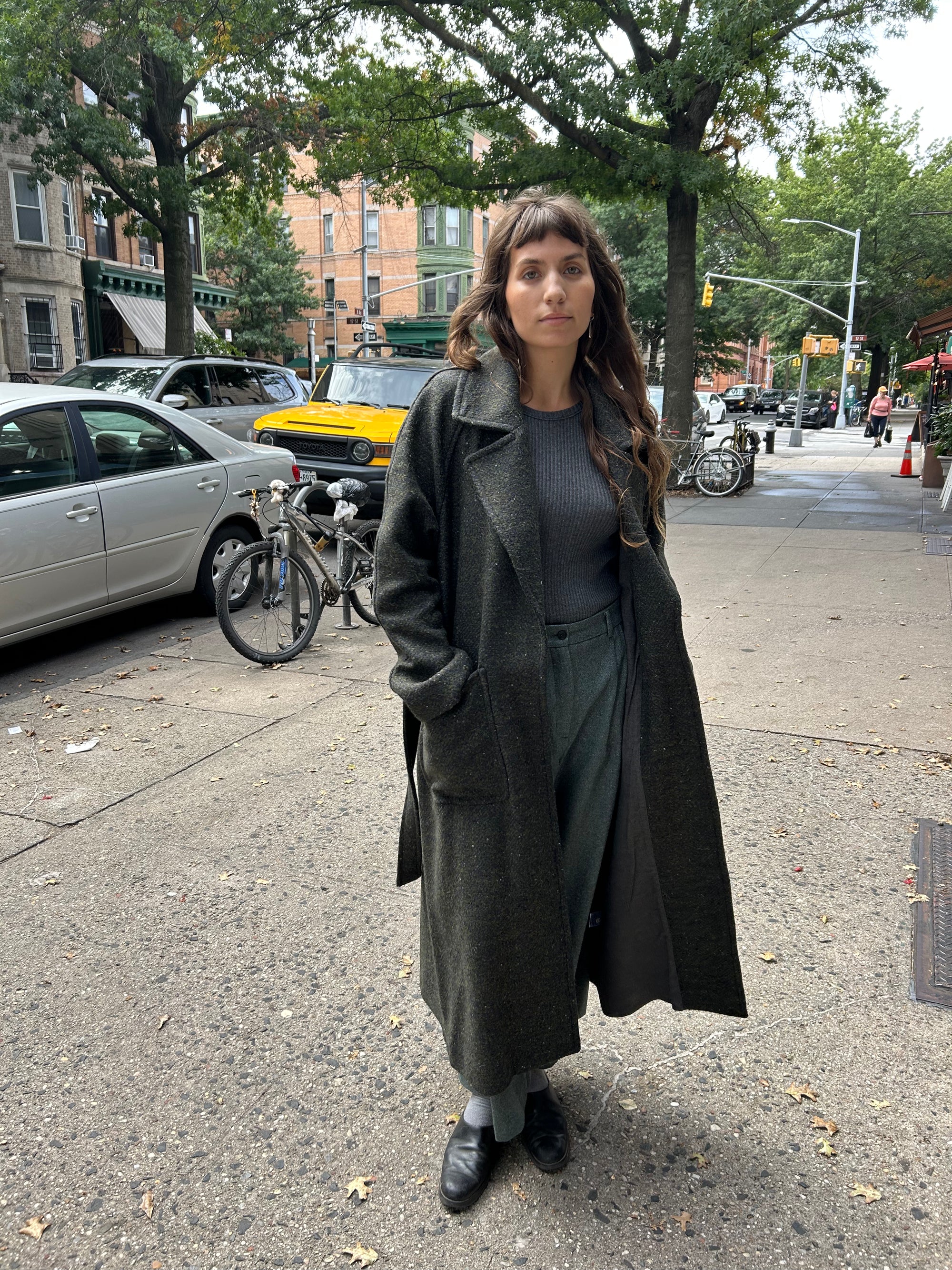 Marelo Long Coat in Marine