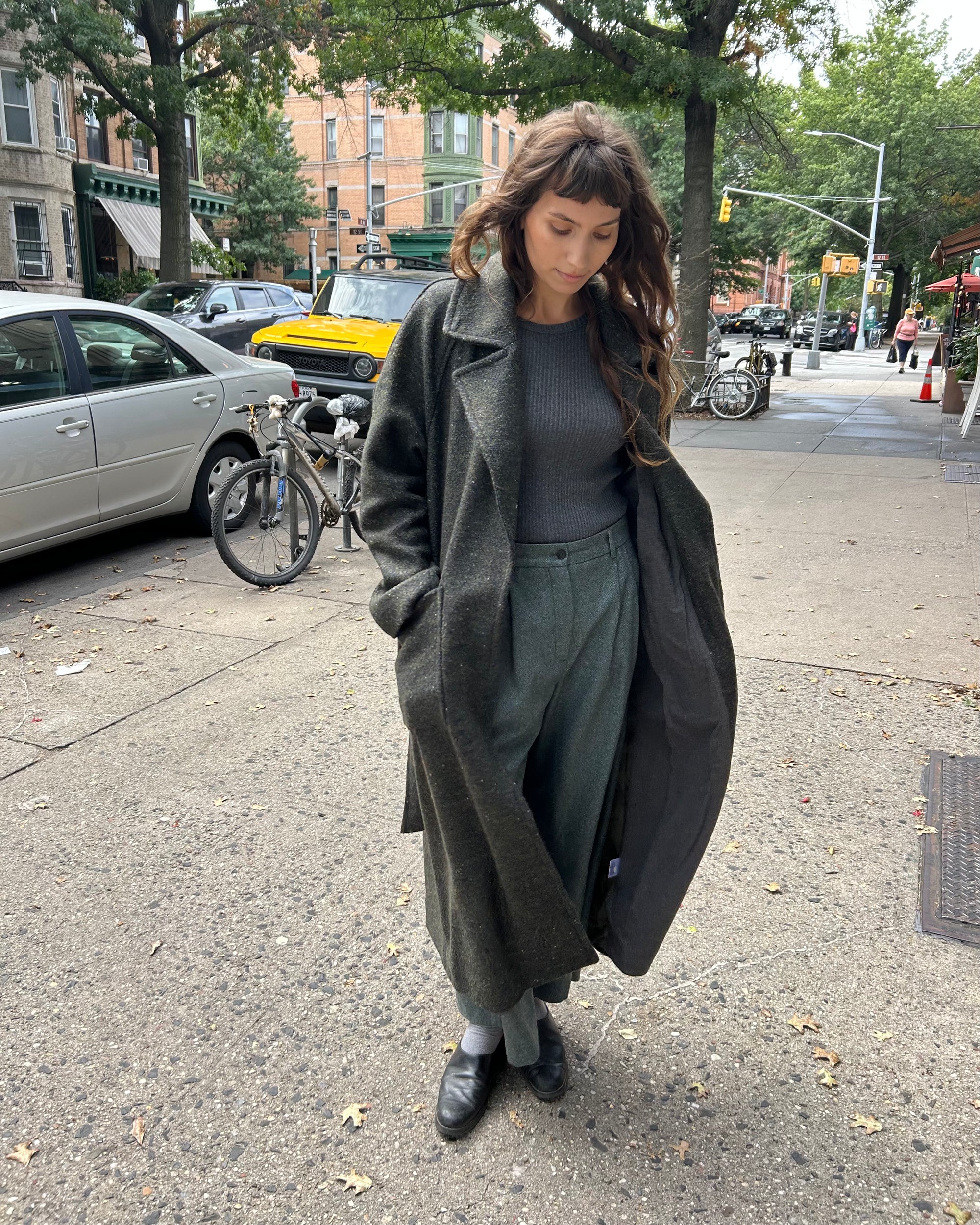 Marelo Long Coat in Marine