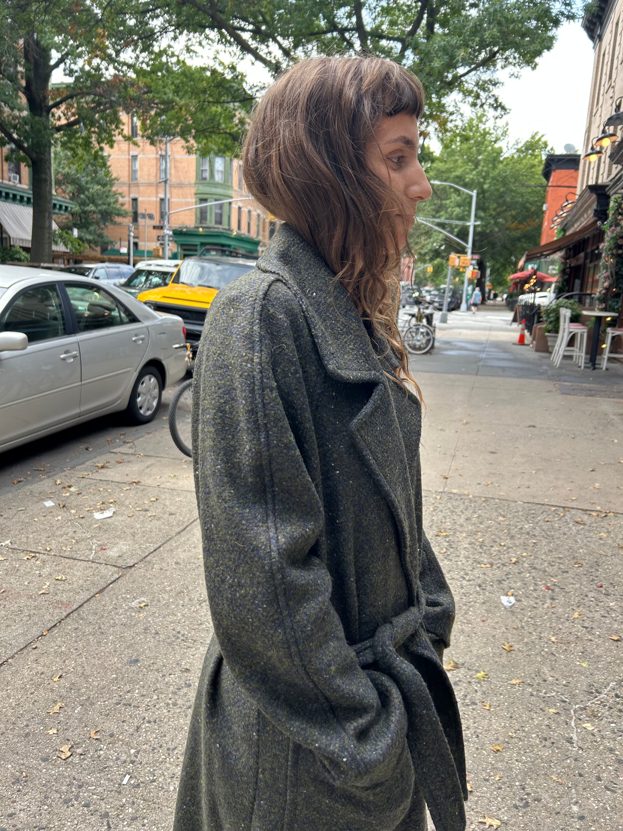 Marelo Long Coat in Marine