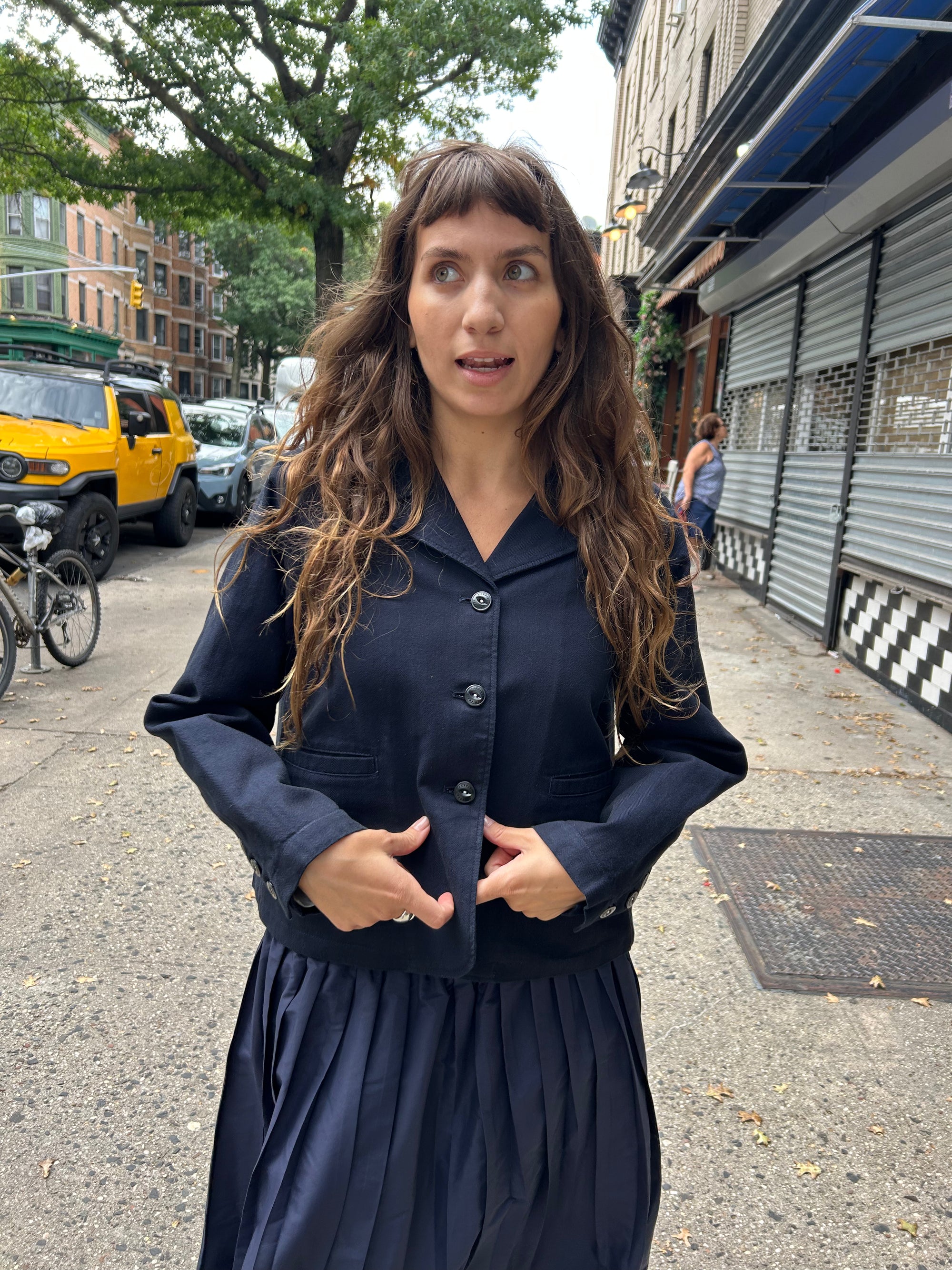 Type 138 Sorority Jacket in Indigo Herringbone