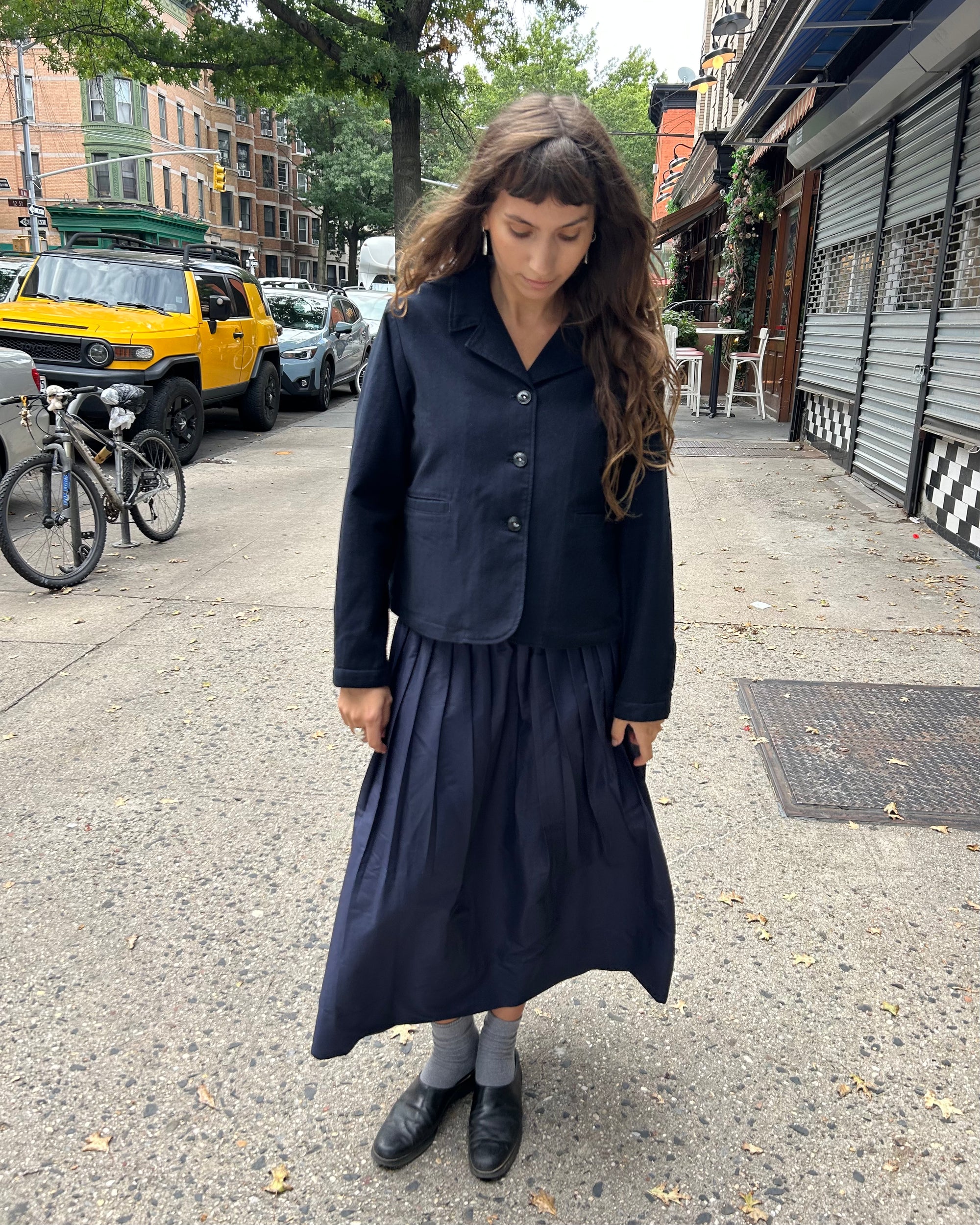 Type 138 Sorority Jacket in Indigo Herringbone